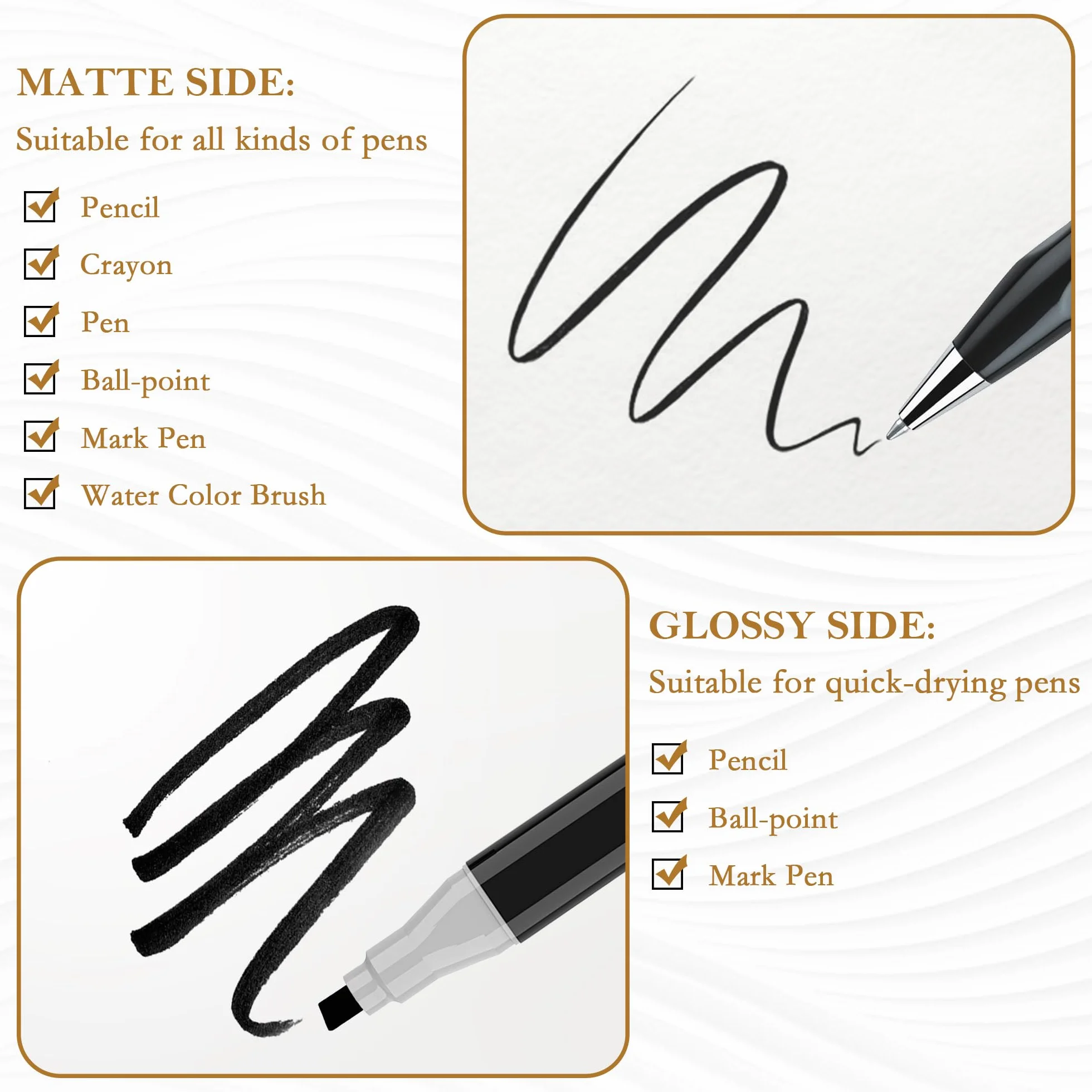 JIANTA 300 sztuk białych kartonów, 8,8 x 5,5 cm fiszki do gry, 250 g/m² białe, błyszczące i matowe, karty do gry, karty do nauki, biała kartka pocztowa