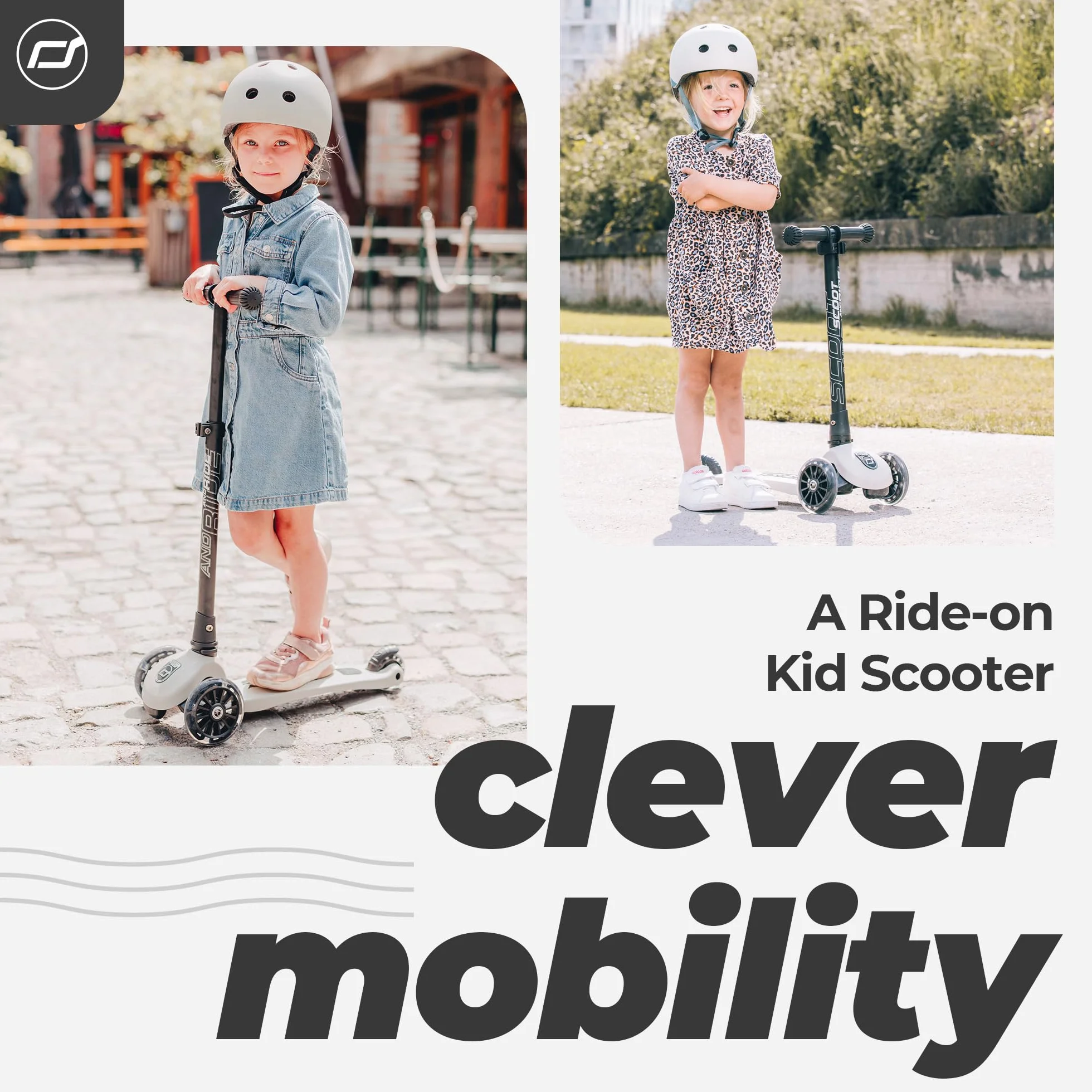 Scoot & Ride Highwaykick 3 LED hulajnoga z tworzywa sztucznego/metalu, wymiary: ok. 55 cm x 15 cm x 24 cm, 96344