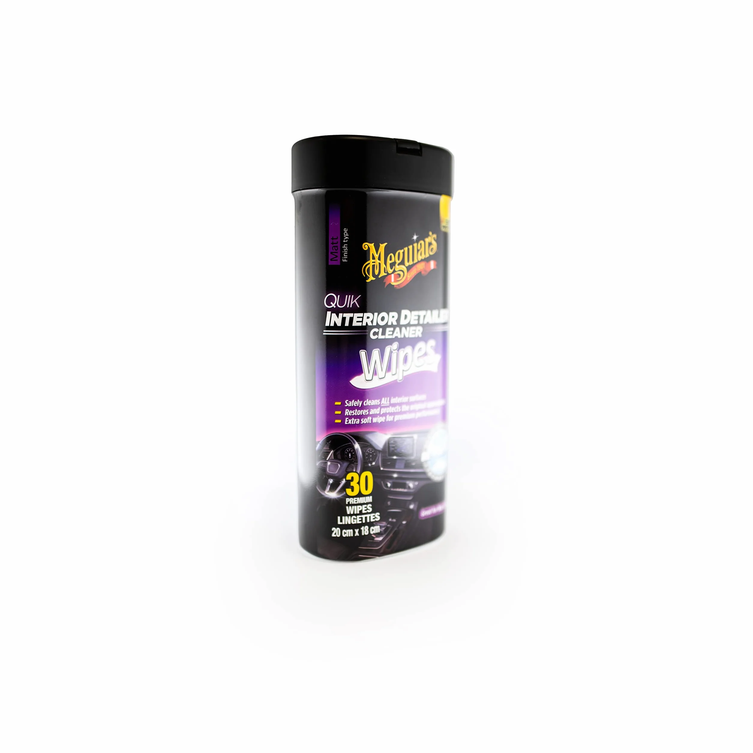 Meguiar's G13600EU Quik chusteczki do czyszczenia detali wewnętrznych 30 sztuk
