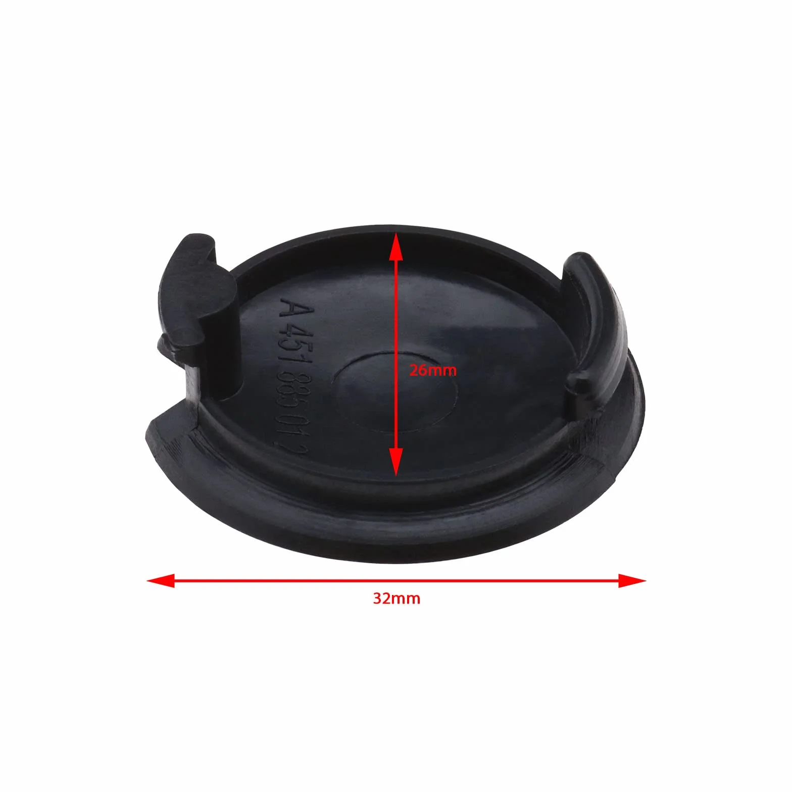 Osłona haka holowniczego zderzaka do Mercedes-Benz Smart Fortwo W451 2008-2016 plastik