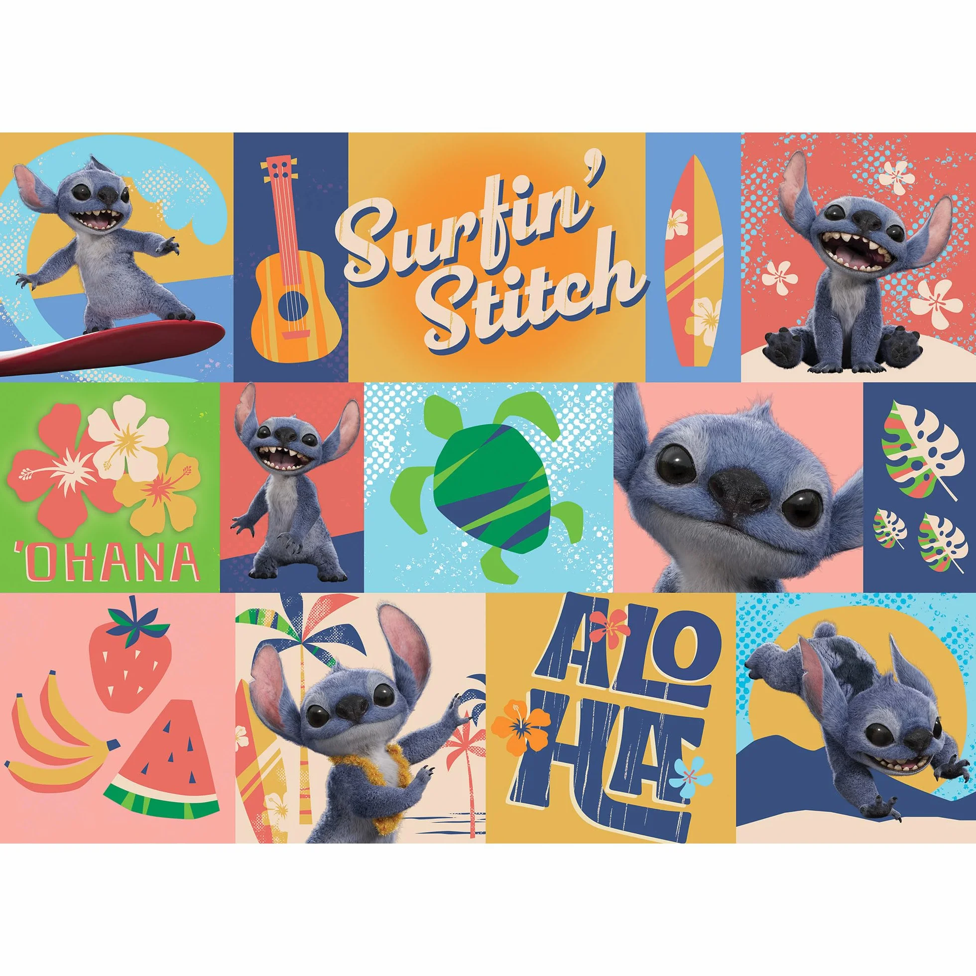 Trefl - Lilo & Stitch, Hawajskie Przygody - Puzzle 200 Elementów - Kolorowe Puzzle z Bohaterami Filmu, Kreatywna Rozrywka, Zabawa dla Dzieci od 7 lat