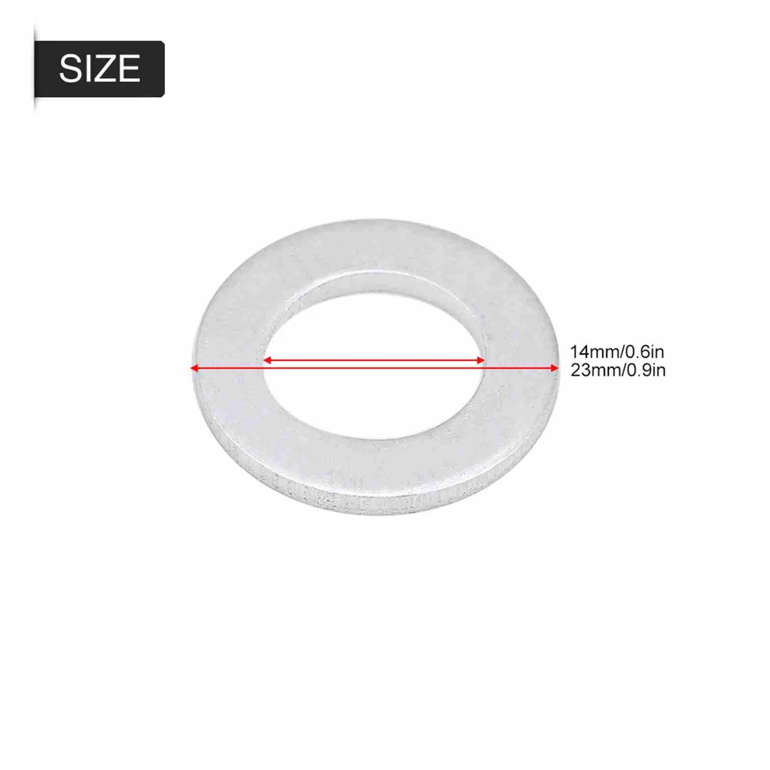 Uszczelki korka spustowego , 10 szt. aluminiowa 14 mm uszczelka korka spustowego 94109-14000 patelnia do miski