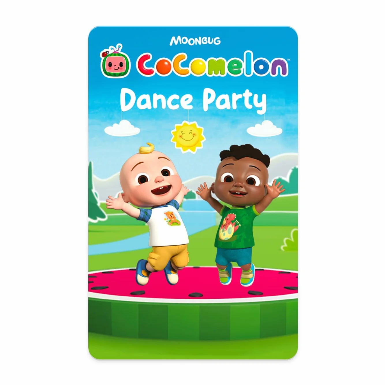 Yoto CoCoMelon Dance Party - audiobook w języku angielskim z muzyką i historiami dla Yoto Player i Mini, w tym quizy edukacyjne dla dzieci w każdym wieku.