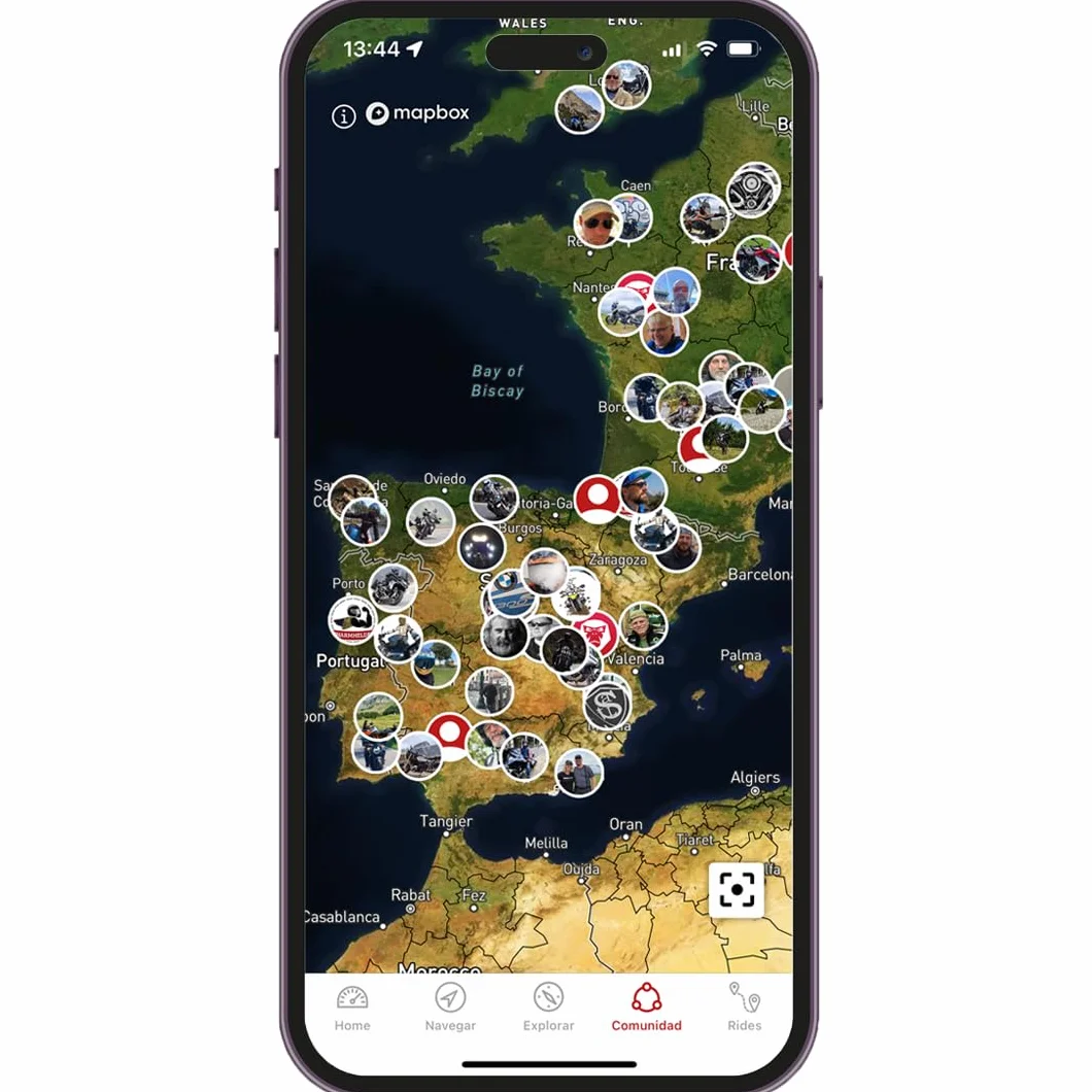 RDKS czujniki – precyzyjny system kontroli temperatury i ciśnienia w oponach motocyklowych, 2 x TPMS czujnik ciśnienia w oponach 3,5", Bluetooth 5.0, nawigacja, śledzenie, planowanie trasy,
