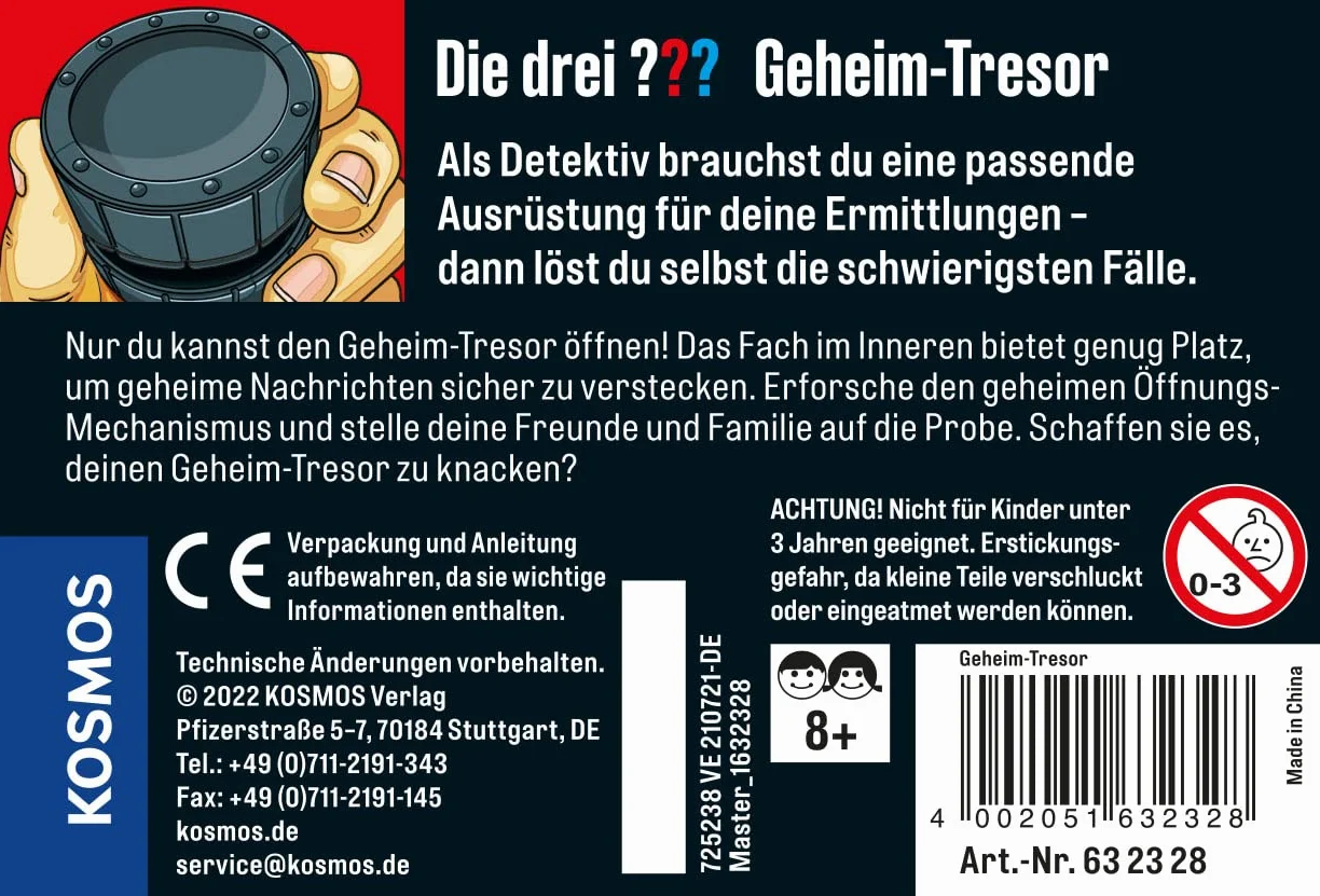 Die drei ??? Geheim-Tresor: Detektiv-Set