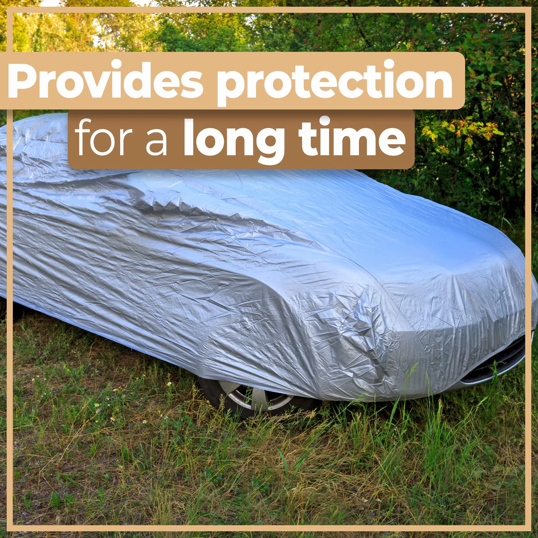 Retoo Plandeka samochodowa PEVA 480x175x120 cm wodoszczelna wiatroszczelna na auto 4,5-4,75m