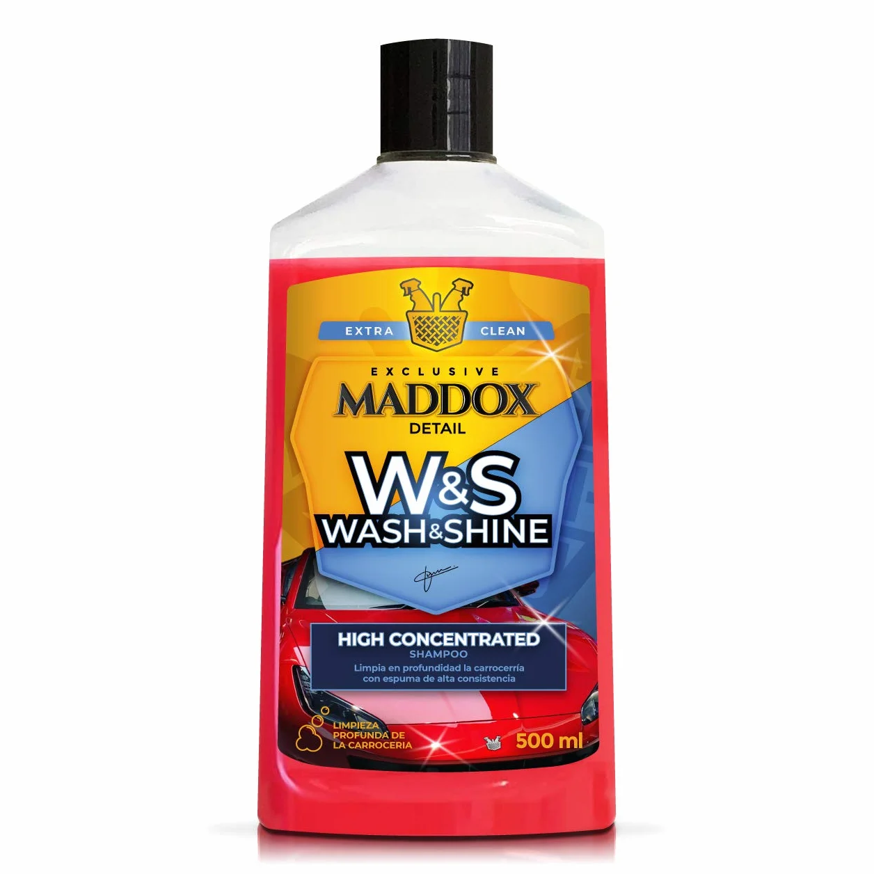 Maddox Detail Szampon samochodowy z woskiem Carnauba 500 ml Pianka do czyszczenia