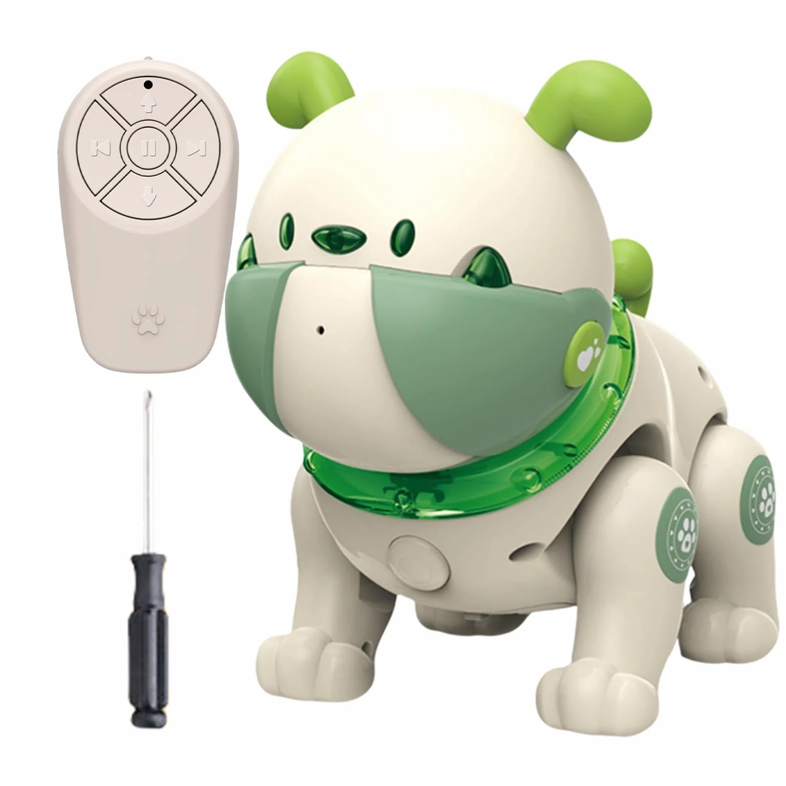 Children Intelligent Robotic Dog, Children Remote Control Robot Toy Dog, Early Learning Toy, Smart Touch Sensing Animals Backyard, Singing Robot Dog, Easy To Use, Portable for Boys Girls