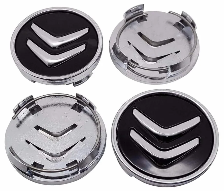 Kołpaki do Citroen C1 C3 C4 C5 C6 DS3 Frezy felgi aluminiowe 60 mm czarne