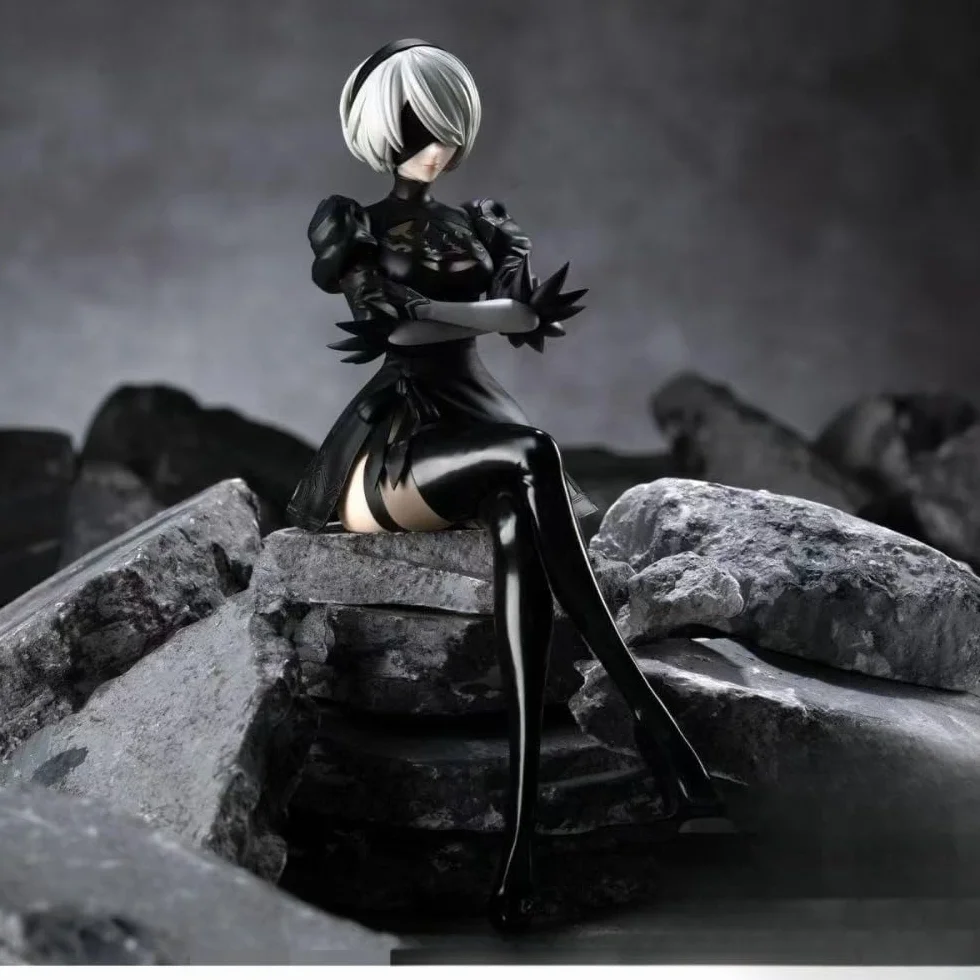 Eamily for Sitting 2B NieR figurka ręcznie wykonana PCW anime manga postać model statuetka figurka przedmioty kolekcjonerskie dekoracje prezenty