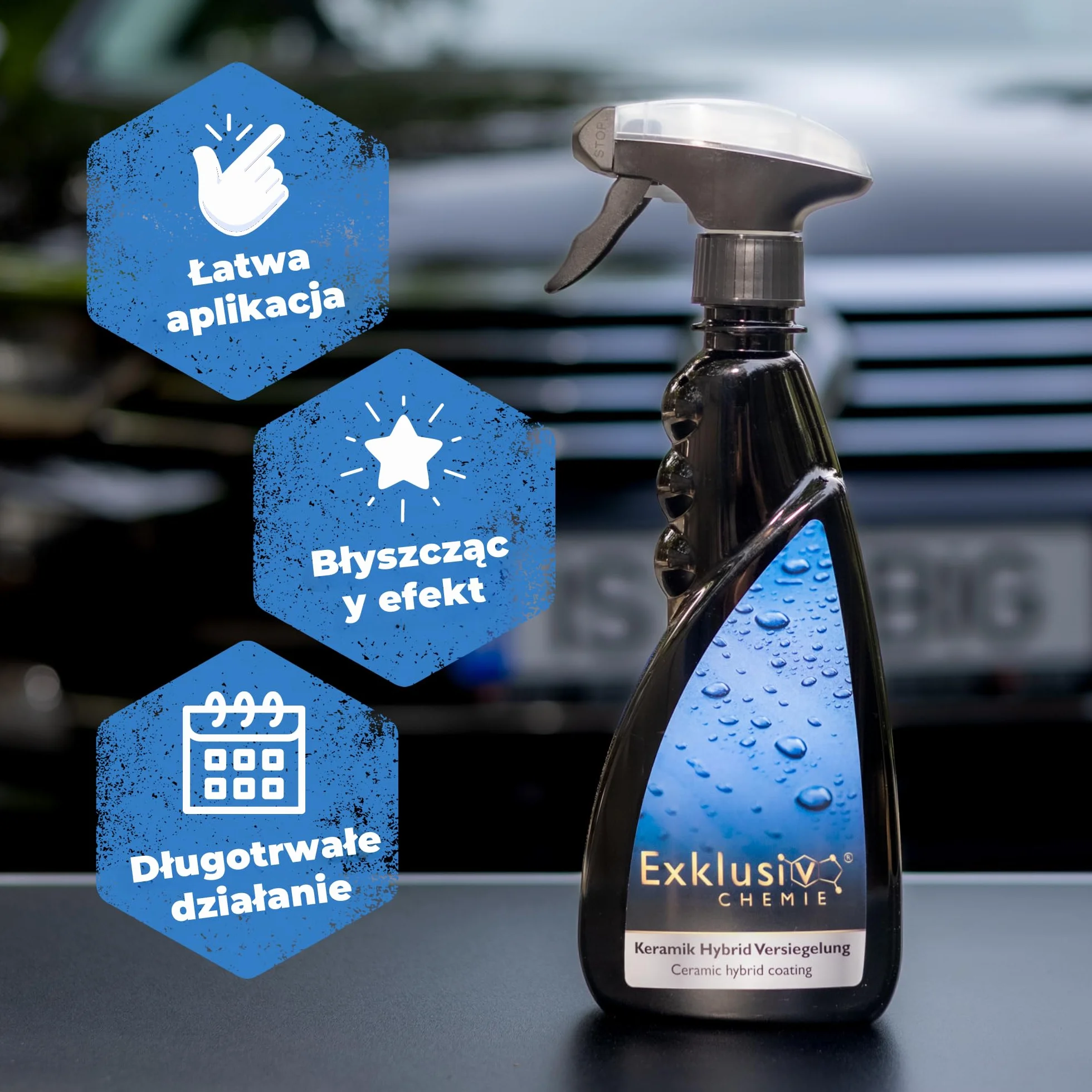 Exklusiv Chemie Ceramic hybrydowy uszczelniacz 500 ml powłoka ceramiczna samochodowa politura