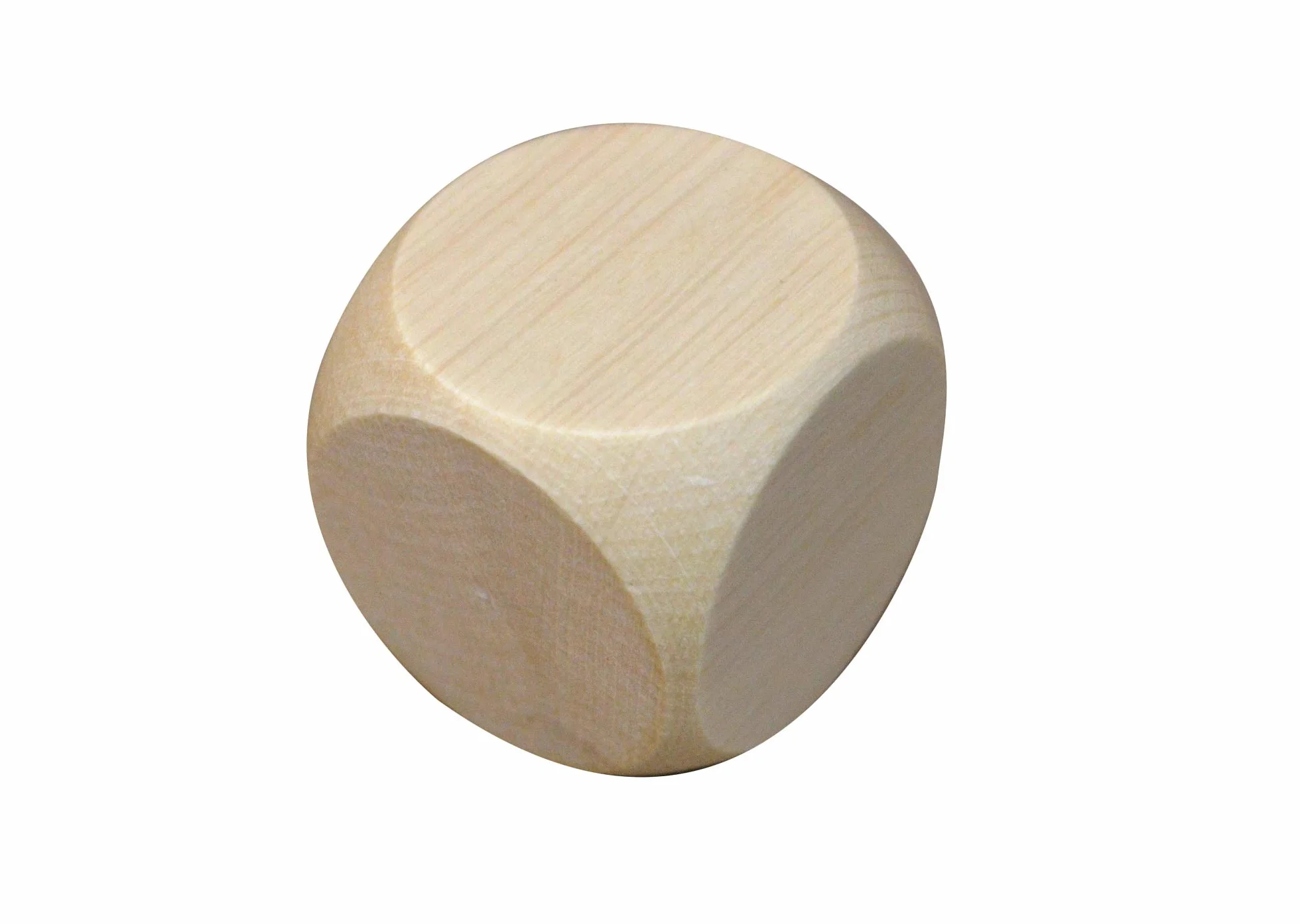 Wooden World - 10 x drewniana kostka do regularnych kostek, pusta, niemalowana, drewno sześciokątne, 20 mm