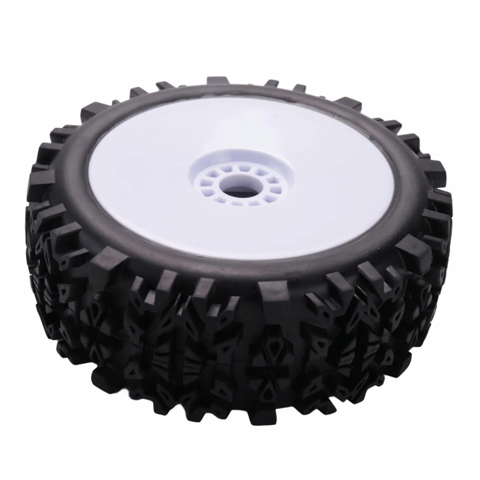 4 x 17 mm piasty koła felga i opony głębokie zęby do 1/8 Offroad RC Team Hobao