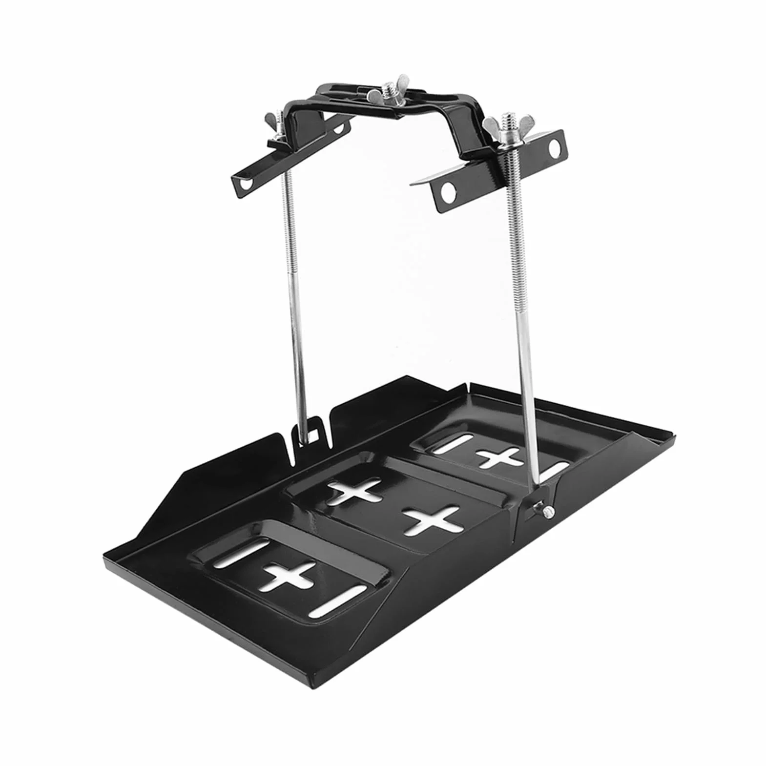 Komora na Akumulator Samochodowy z Regulowanym Zestawem Klamer, 34,2 x 20 cm
