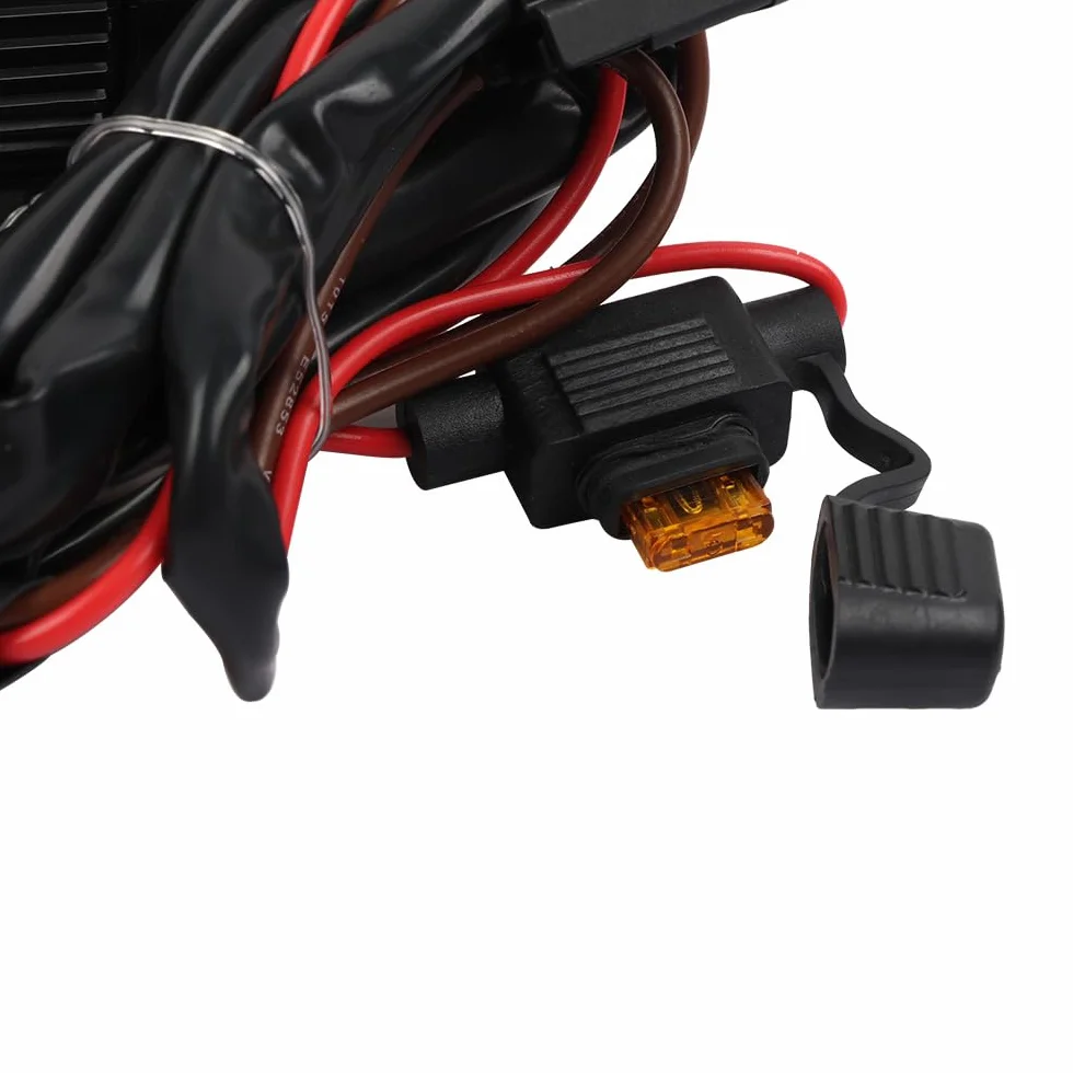 Nowa podwójna ładowarka USB 5 V Gniazdo adaptera przekaźnika wtyczka ładowania kompatybilna z Honda XL750 XL 750 Transalp 2023 2024