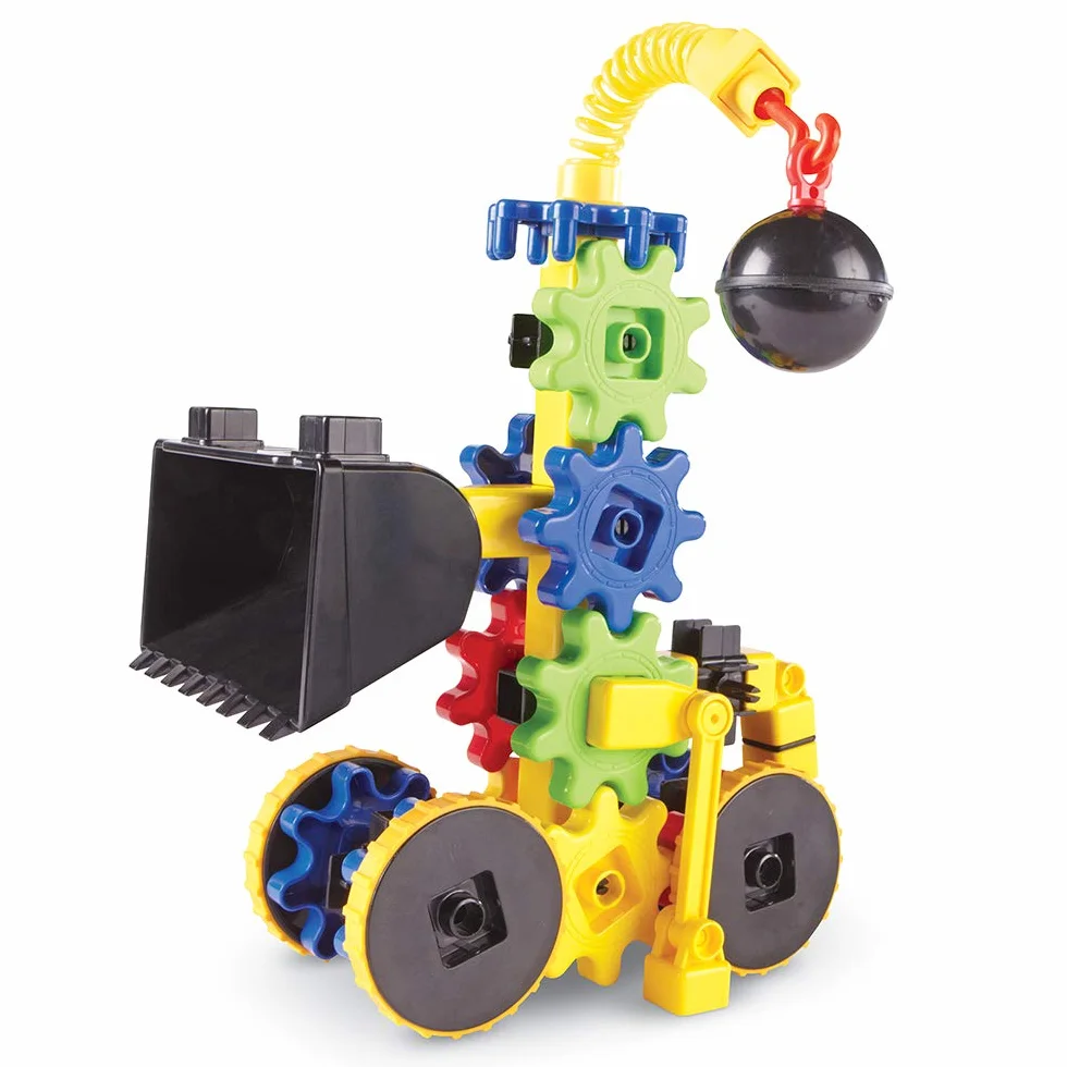 Learning Resources WreckerGears Kola zebate 47-Kawałek Zestaw, Wielobarwnosc
