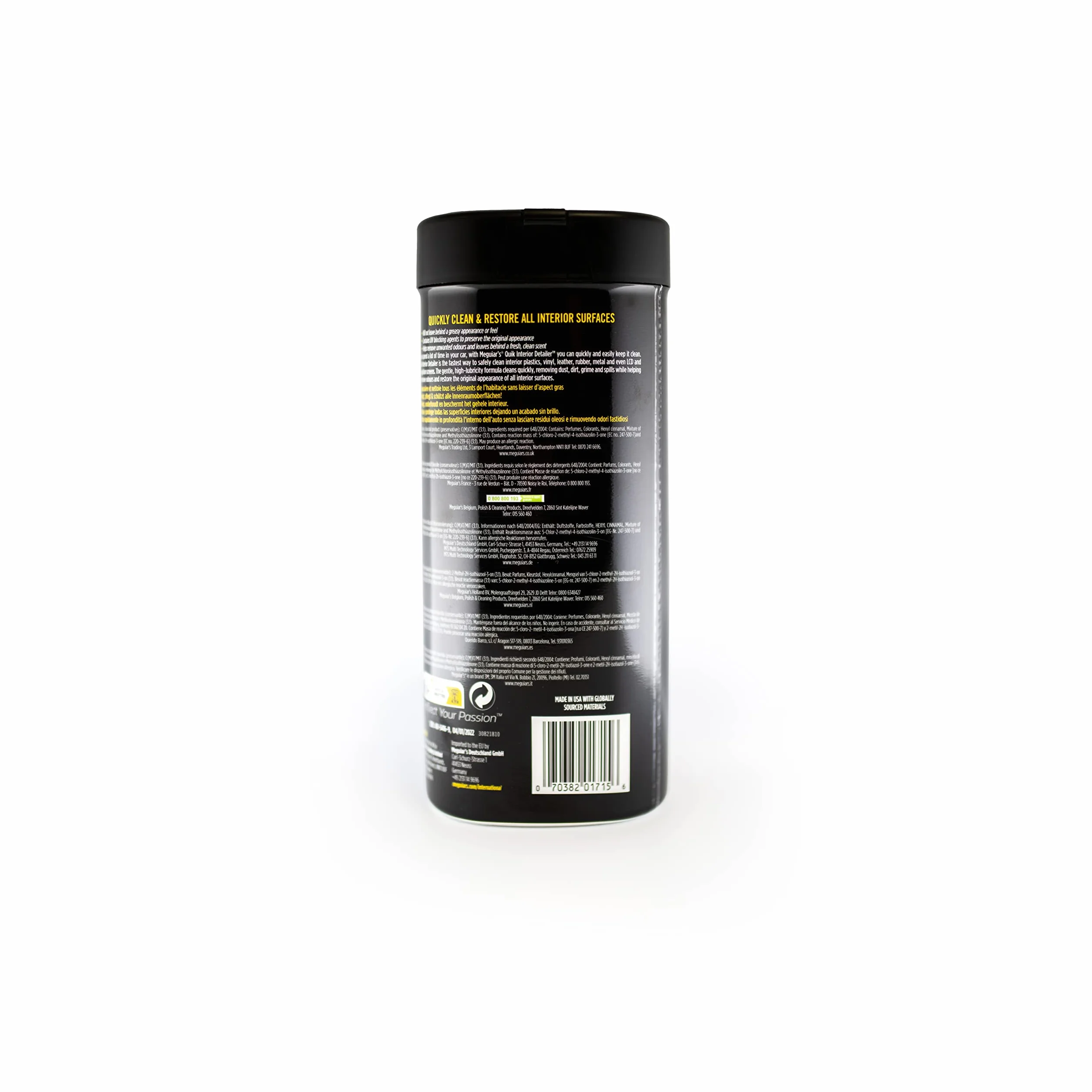 Meguiar's G13600EU Quik chusteczki do czyszczenia detali wewnętrznych 30 sztuk