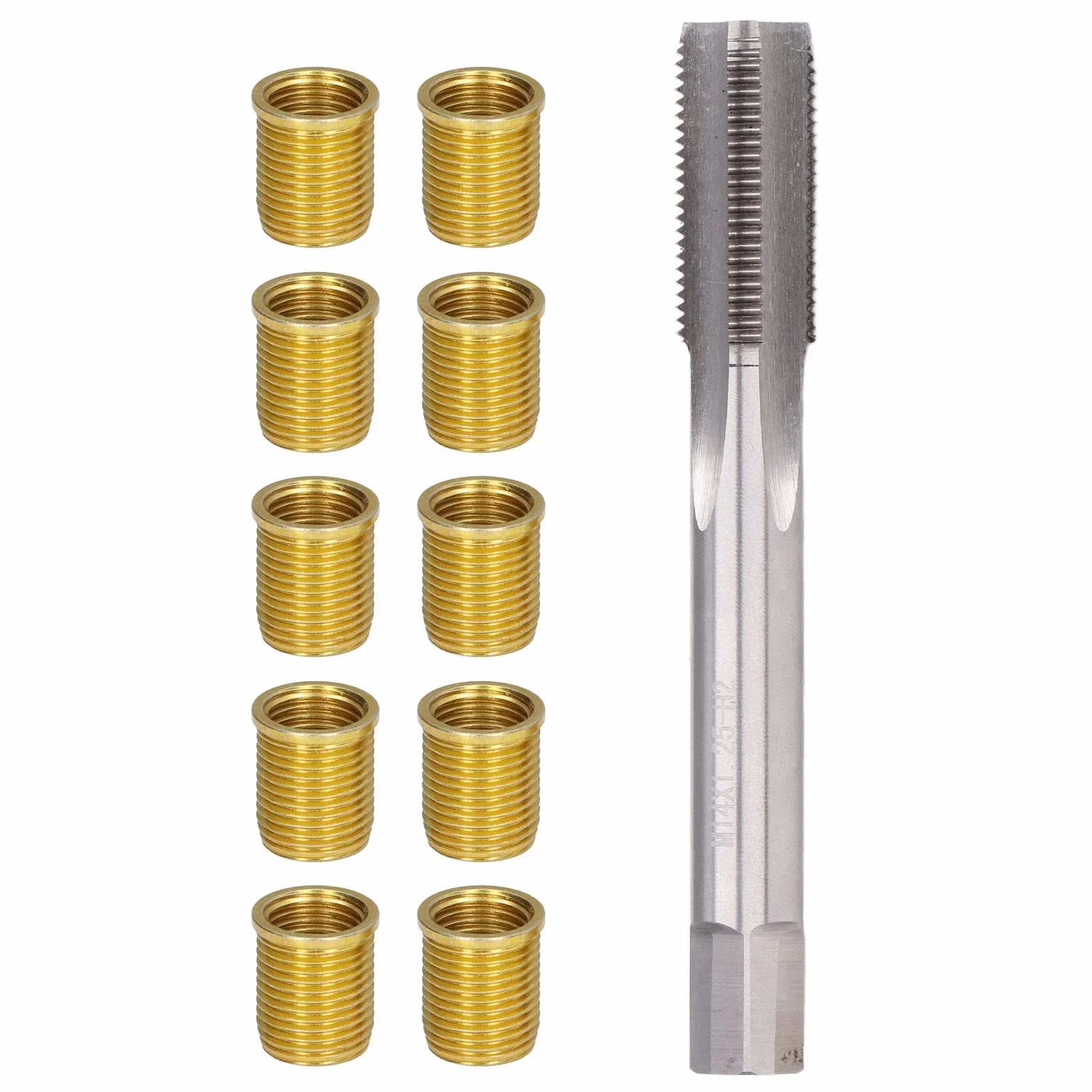 Zestaw Naprawczy do Świec Zapłonowych M14x1,25 M12x1,25 Metalowy Rozwiertak do Gwintów