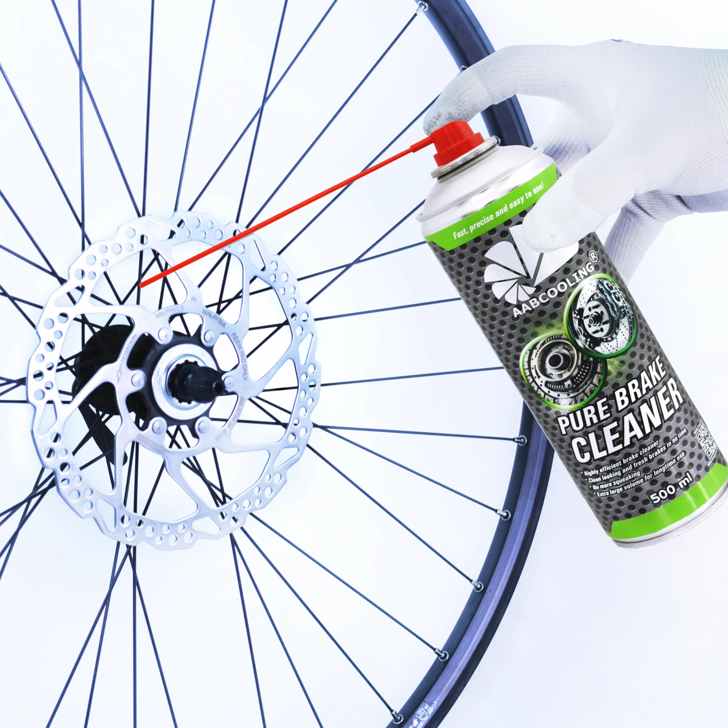 AABCOOLING Pure Brake Cleaner 500ml Środek do czyszczenia hamulców Odtłuszczacz