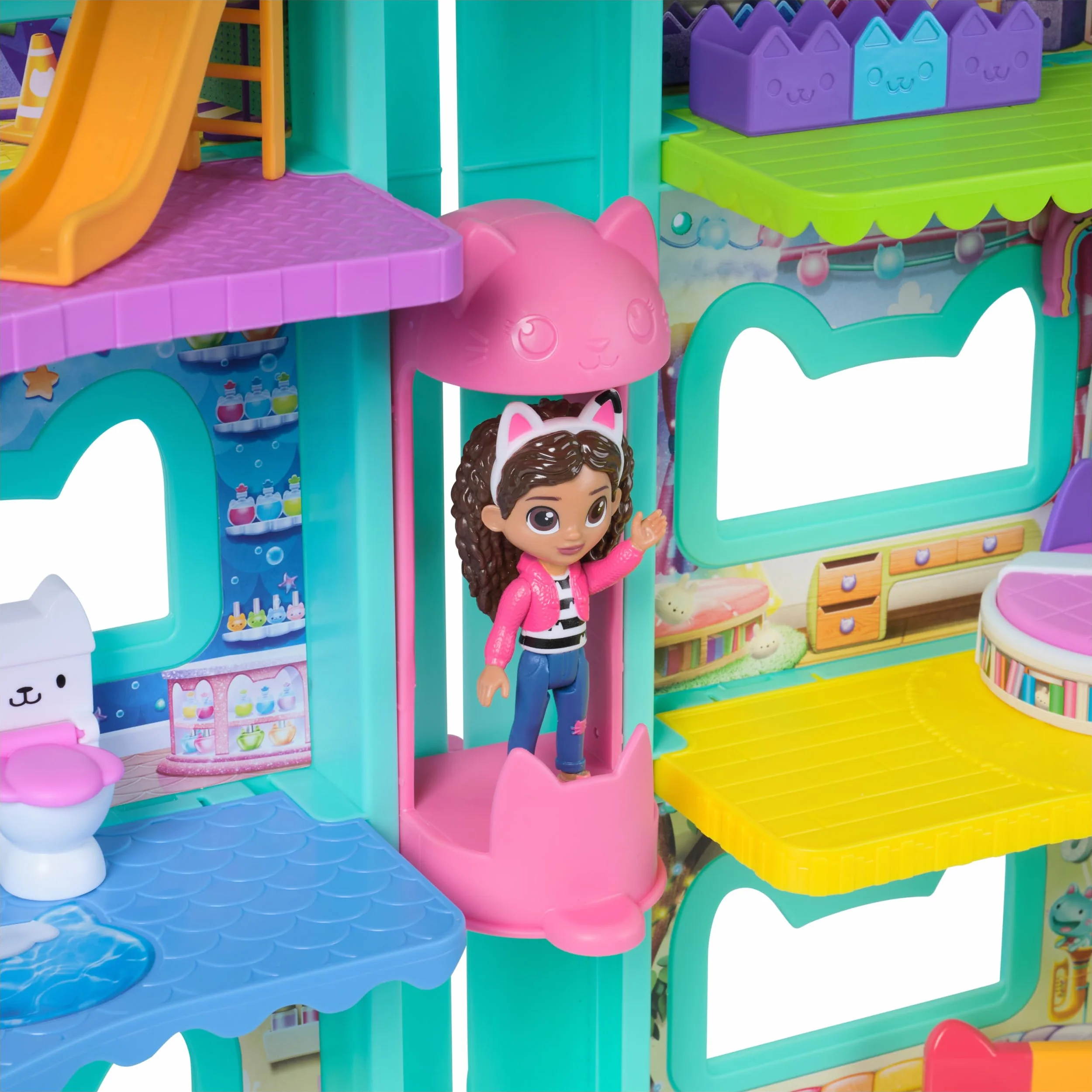 Gabby's Dollhouse Mvie Dollhse NonFture I Playset 6074334 wielokolorowy