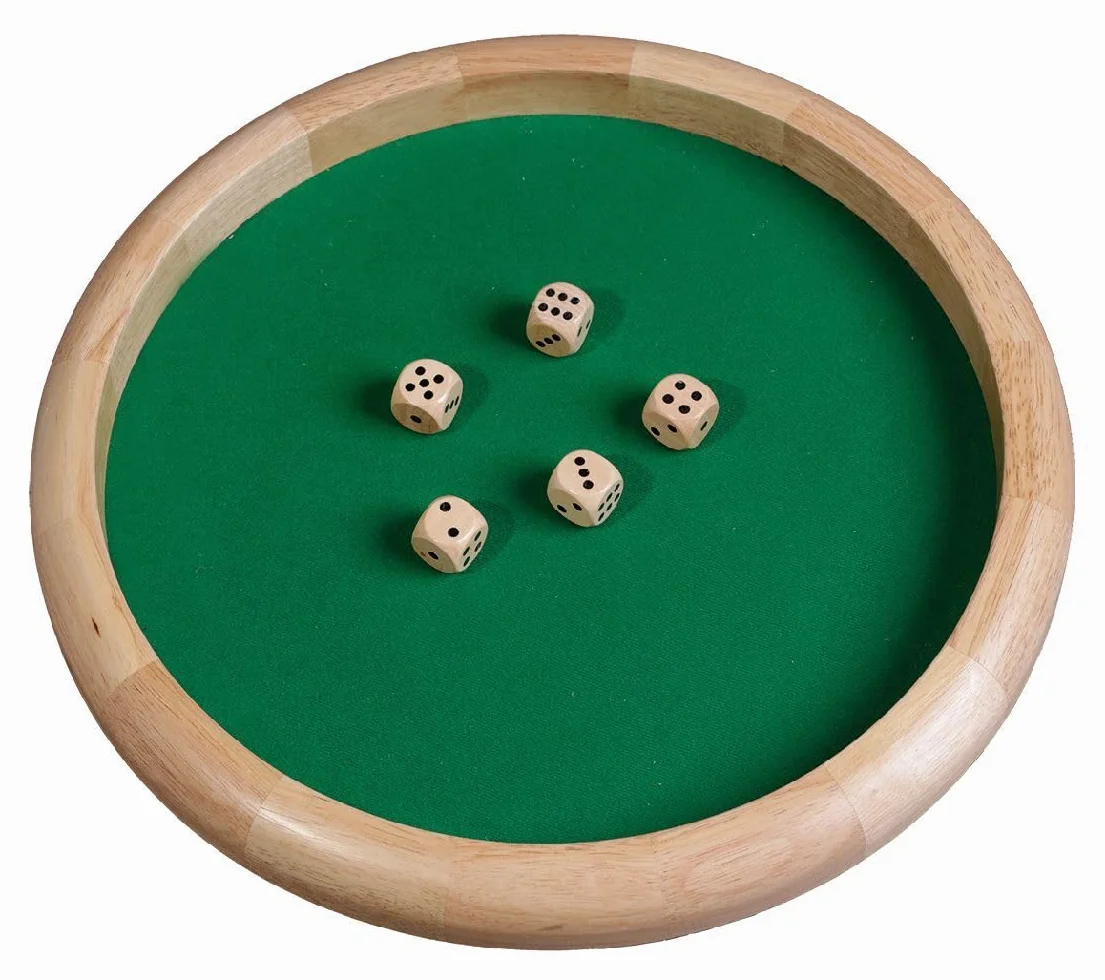 Piste de des luxe 45cm avec 5
