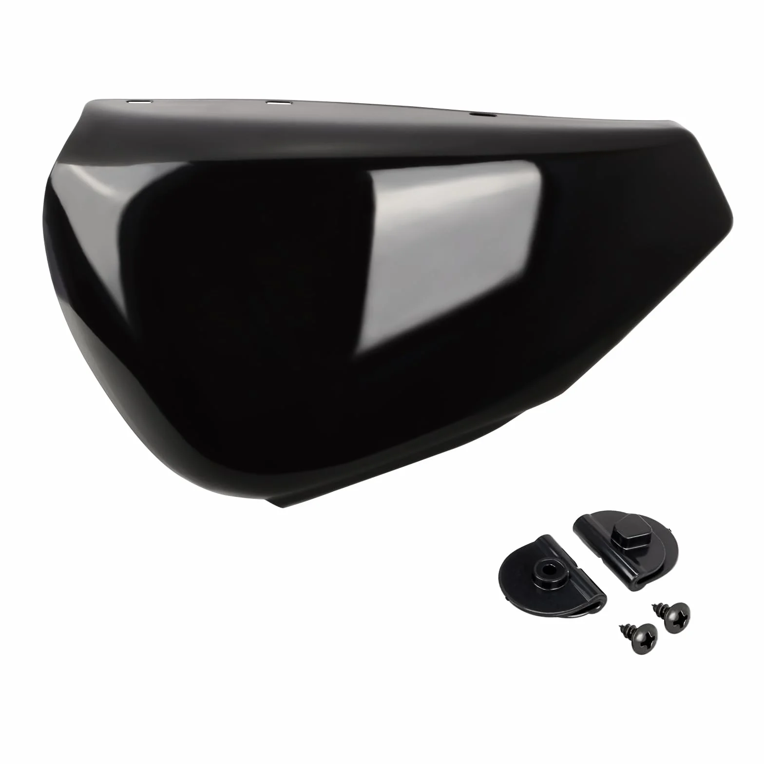 lewa osłona baterii pasuje do modeli Harley Davidson Sportster XL 2004-2013 XL1200 XL883, czarny