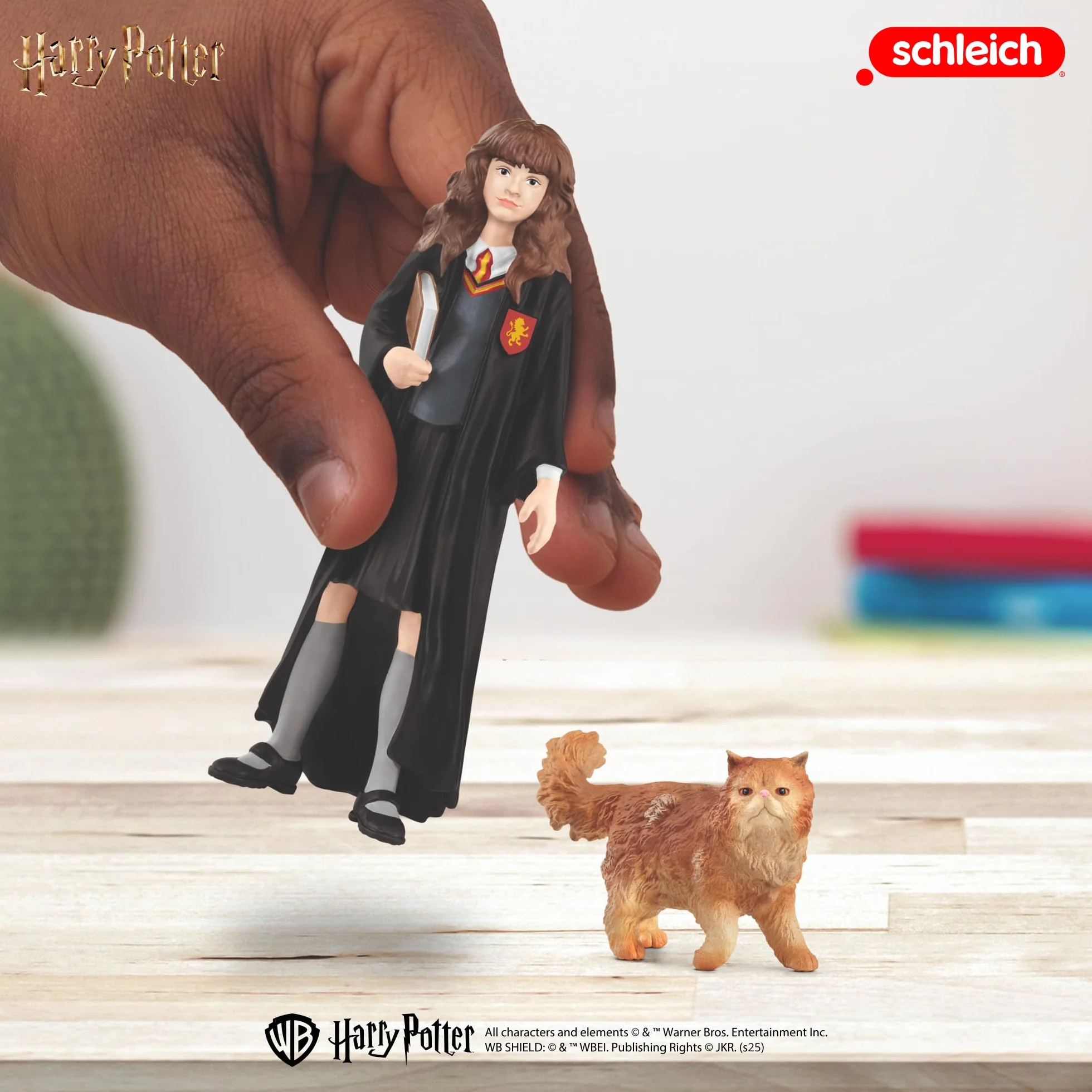 schleich 42635 Hermiona Granger & Krzywołap, od 6 lat, WIZARDING WORLD - figurka, 3 x 3 x 10 cm