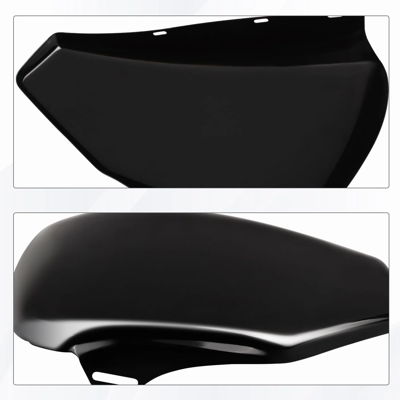 lewa osłona baterii pasuje do modeli Harley Davidson Sportster XL 2004-2013 XL1200 XL883, czarny