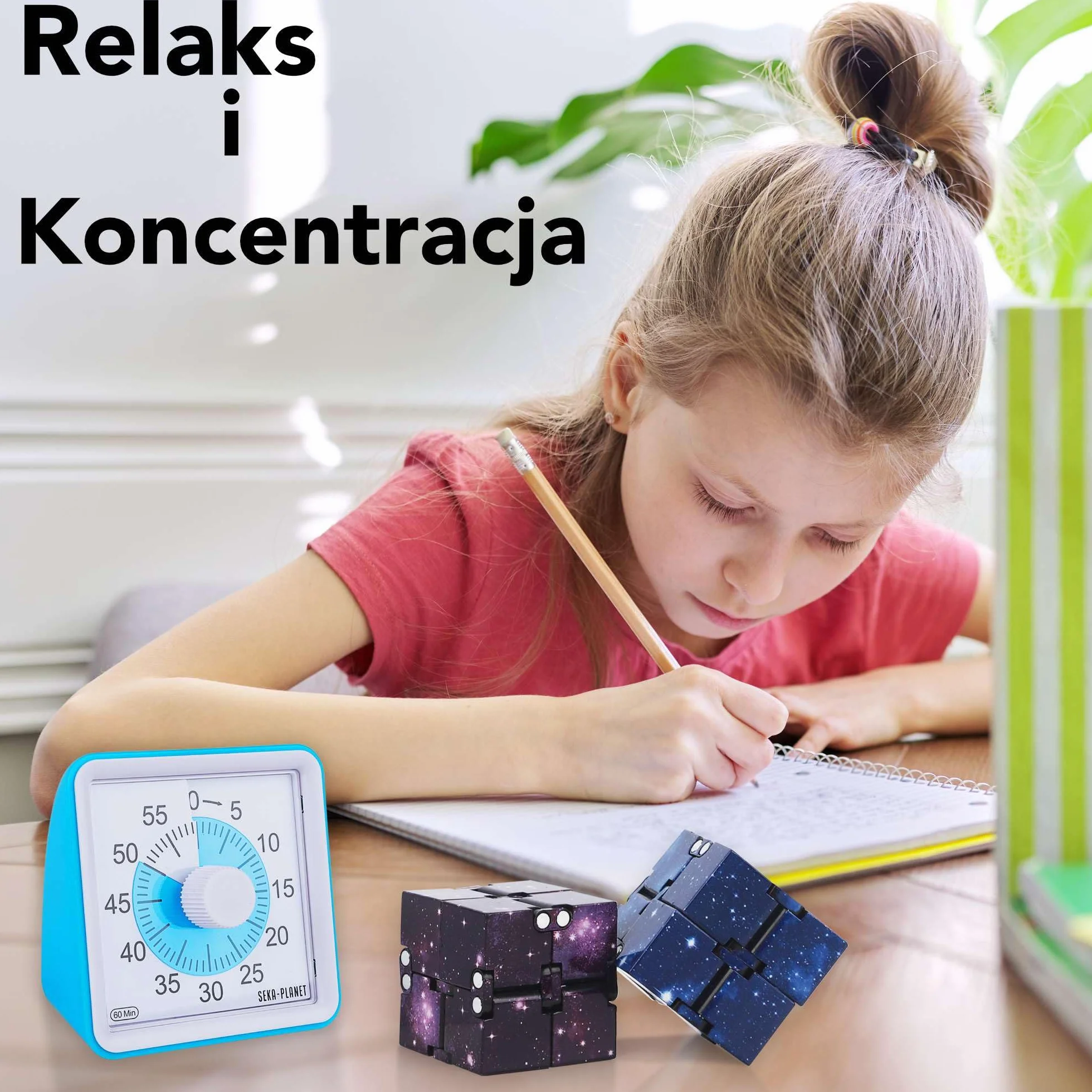 2 Nieskończone kostki do TDHA, mini zabawki sensoryczne łagodzące stres i lęk