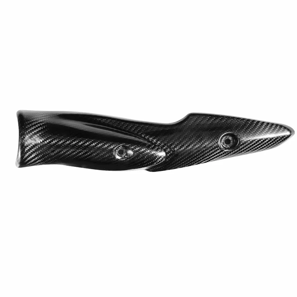 Osłona Termiczna Wydechu Motocykla, Układ Wydechowy Motocykla Rura Z Włókna Węglowego Osłona Termiczna Osłona Tłumika Pasuje Do Kawasaki Z900 17-19