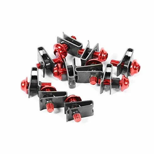 Keenso Śruby do nadwozia owiewki motocykla 5x16 mm M6 zestaw
