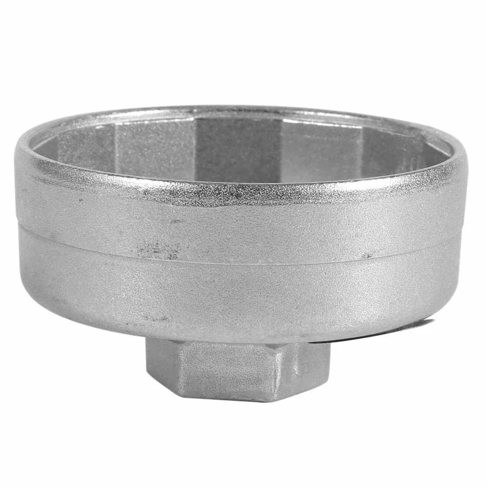 Nasadka klucza do filtra oleju - 65 mm 14 rowków aluminiowa nasadka filtr oleju klucz wkład samochodowy narzędzie do usuwania gniazda