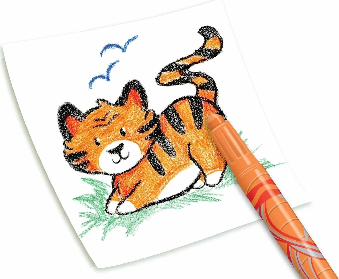 CRAYOLA Kredki do kolorowania Twistables – różne kolory (24 sztuki), wystarczy skręcić, aby uzyskać więcej zabawy z kolorowaniem – bez konieczności ostrzenia! Idealne dla dzieci w wieku od 3 lat