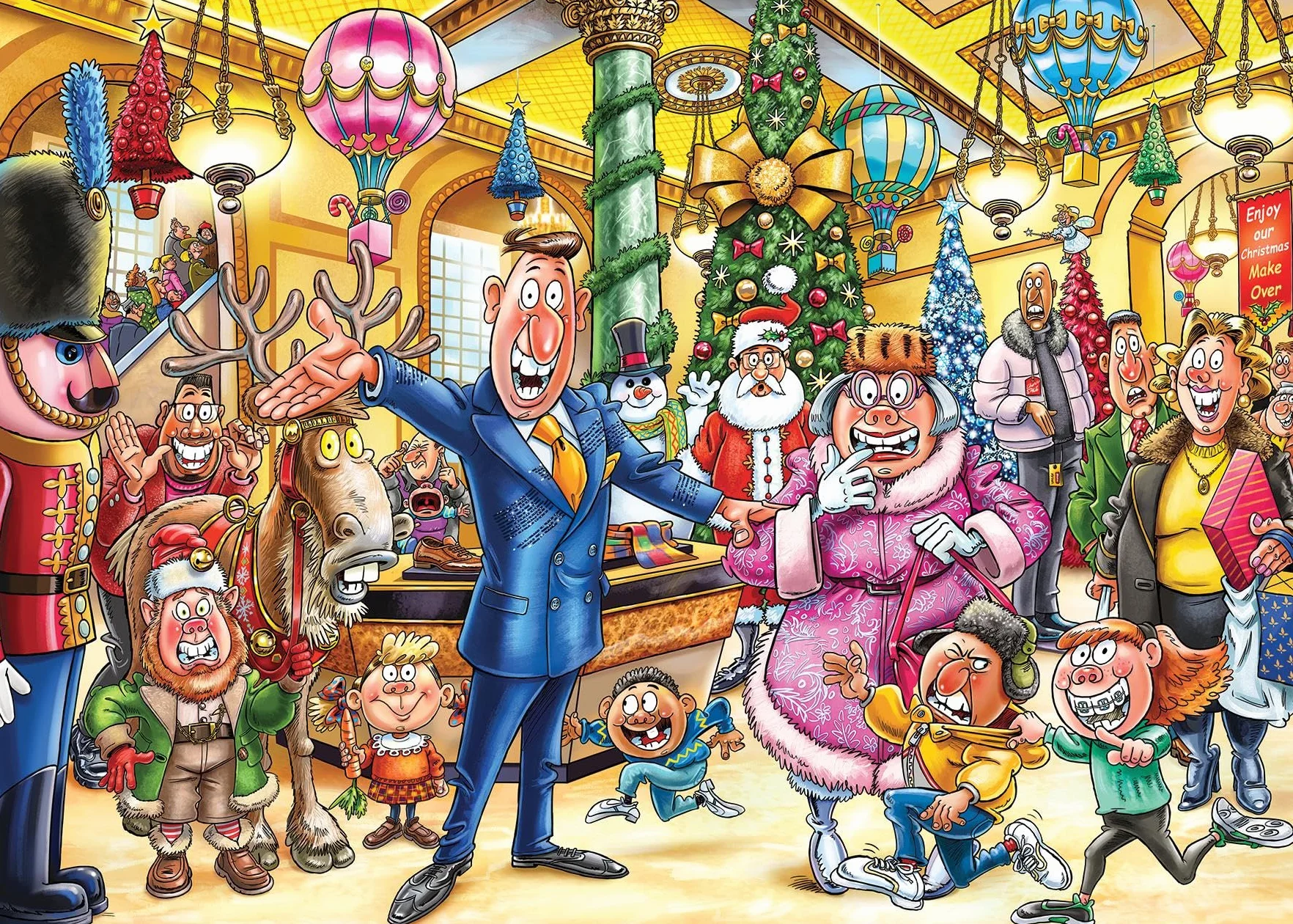 Wasgij Christmas 21 - Eine fröhliche Verwandlung (2x1000 Teile)