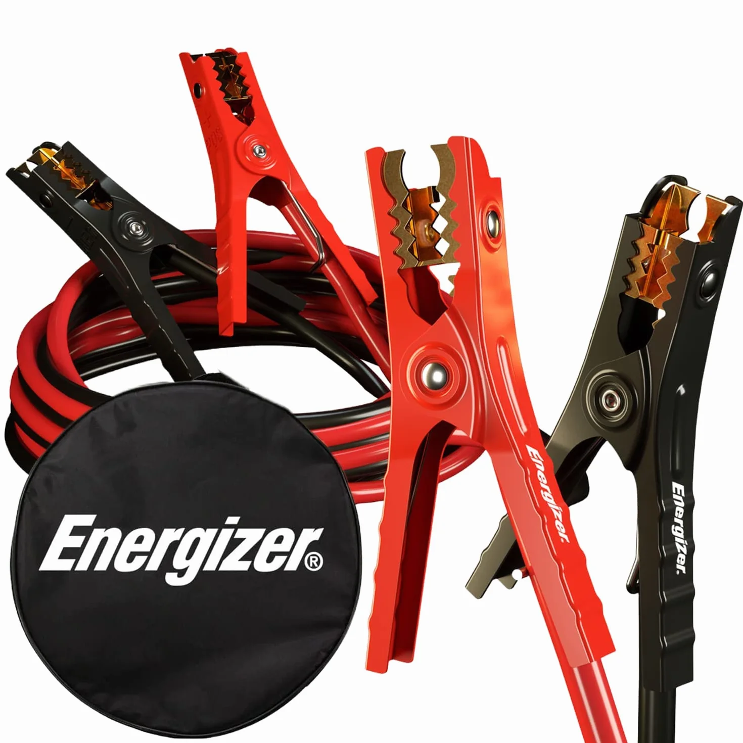 Energizer Heavy Duty Jumper Cables for Car Battery, 16-Feet 6-Gauge with Carrying Bag