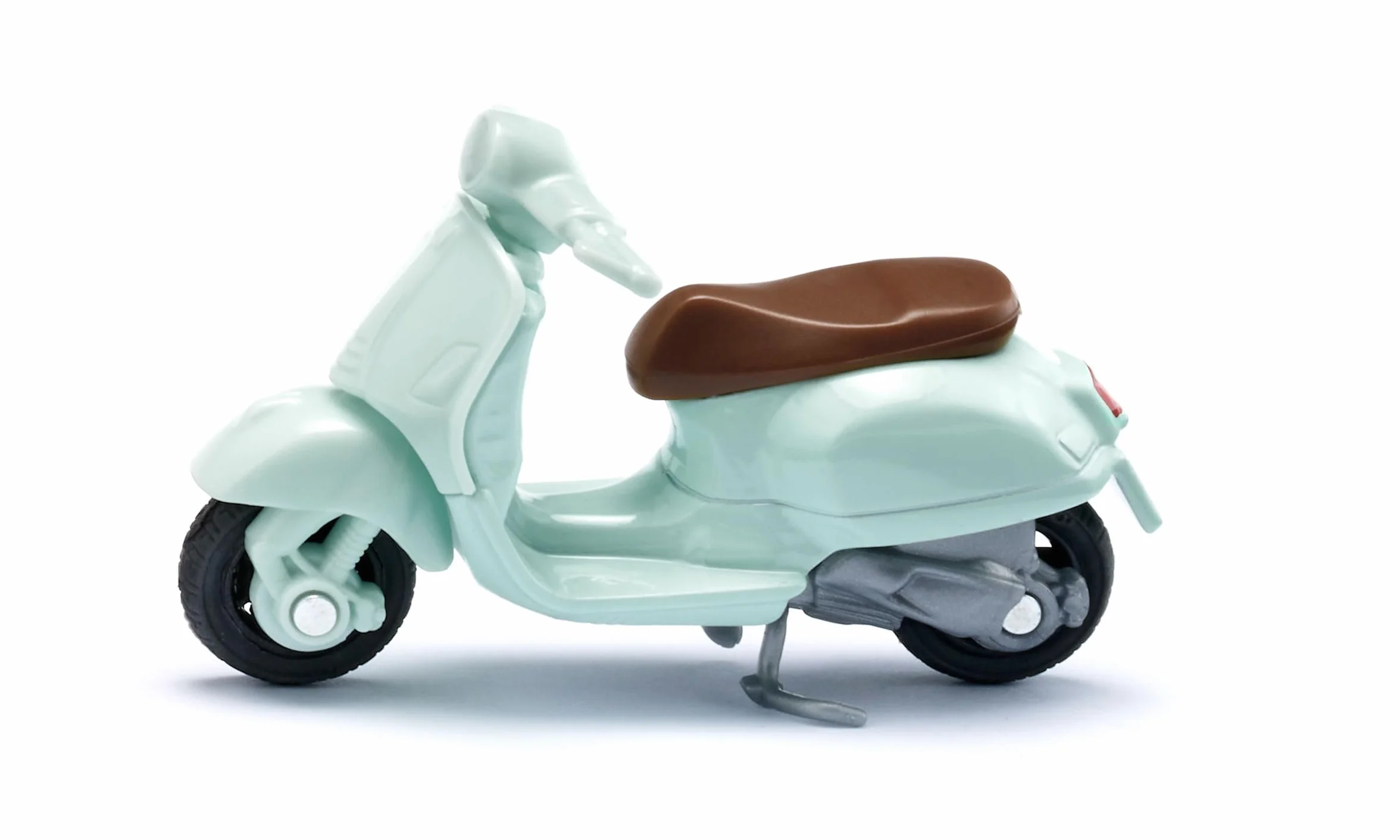 siku 1296, Vespa 125 GTS Super, Zabawkowy skuter, Metal/Tworzywo sztuczne, Mint, Gumowane opony, Ruchoma kierownica i podpórka