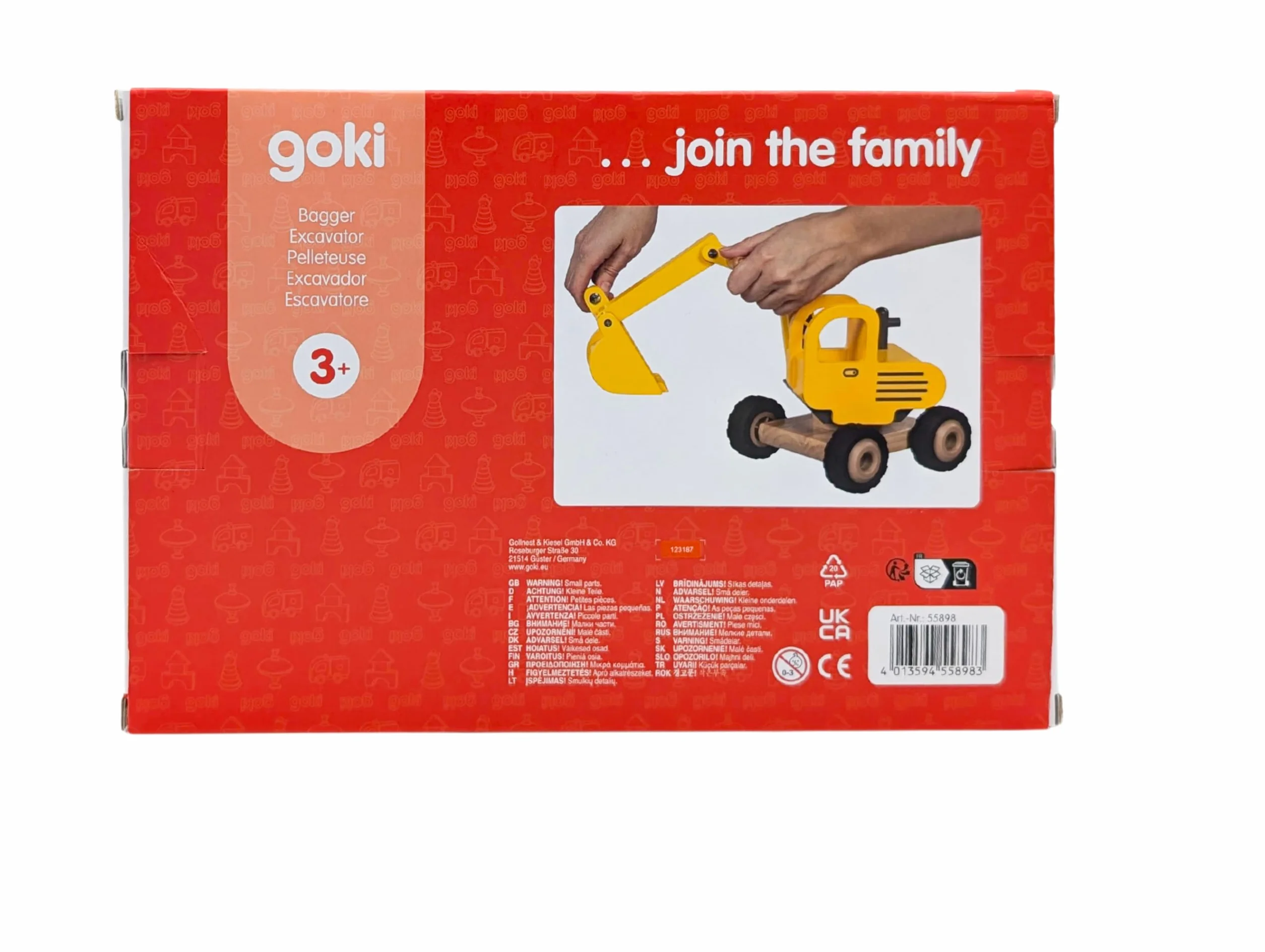 Goki 55898 koparka z drewna