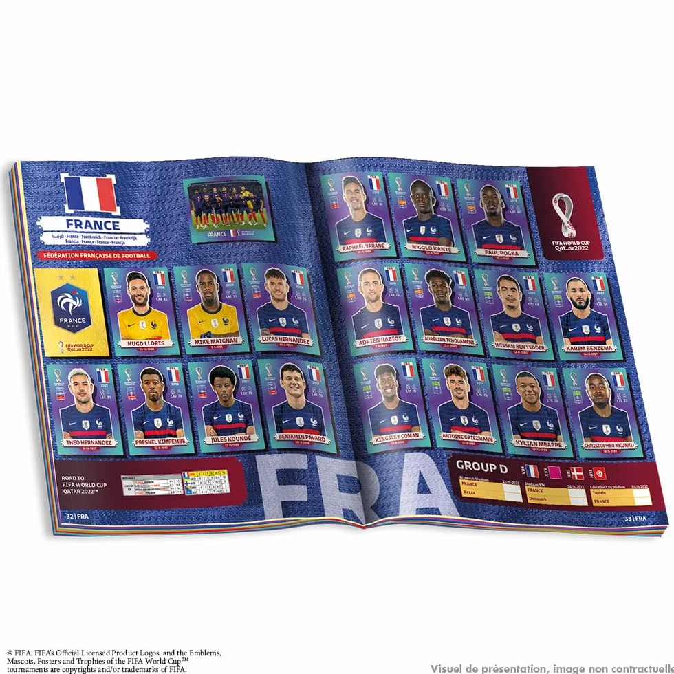 Panini FIFA World Cup 2022 kolekcja naklejek zestaw startowy
