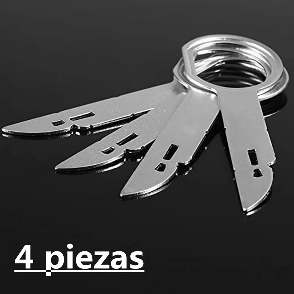 Klucz do usuwania radia samochodowego DIN 4 sztuki uniwersalne do CD Player