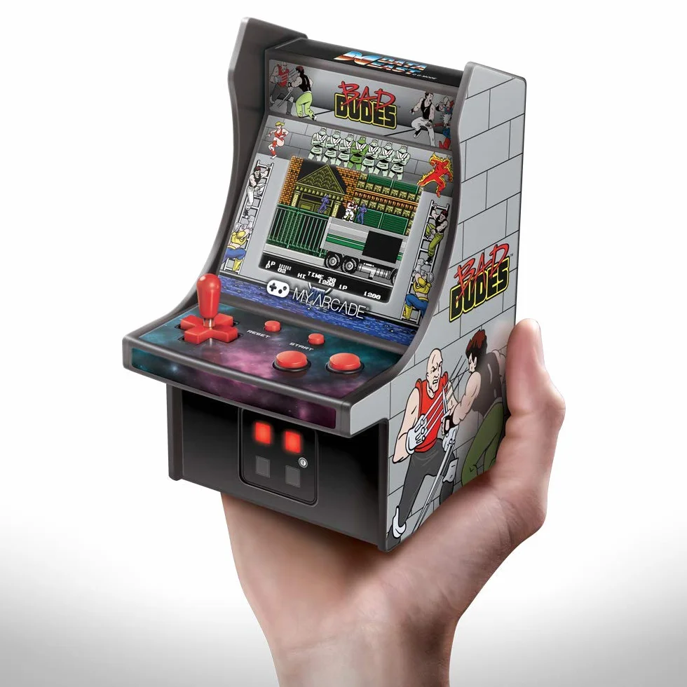 My Arcade DGUNL-3214 Bad Dudes Micro Player Arcade Machine - 6 Inch Collectable