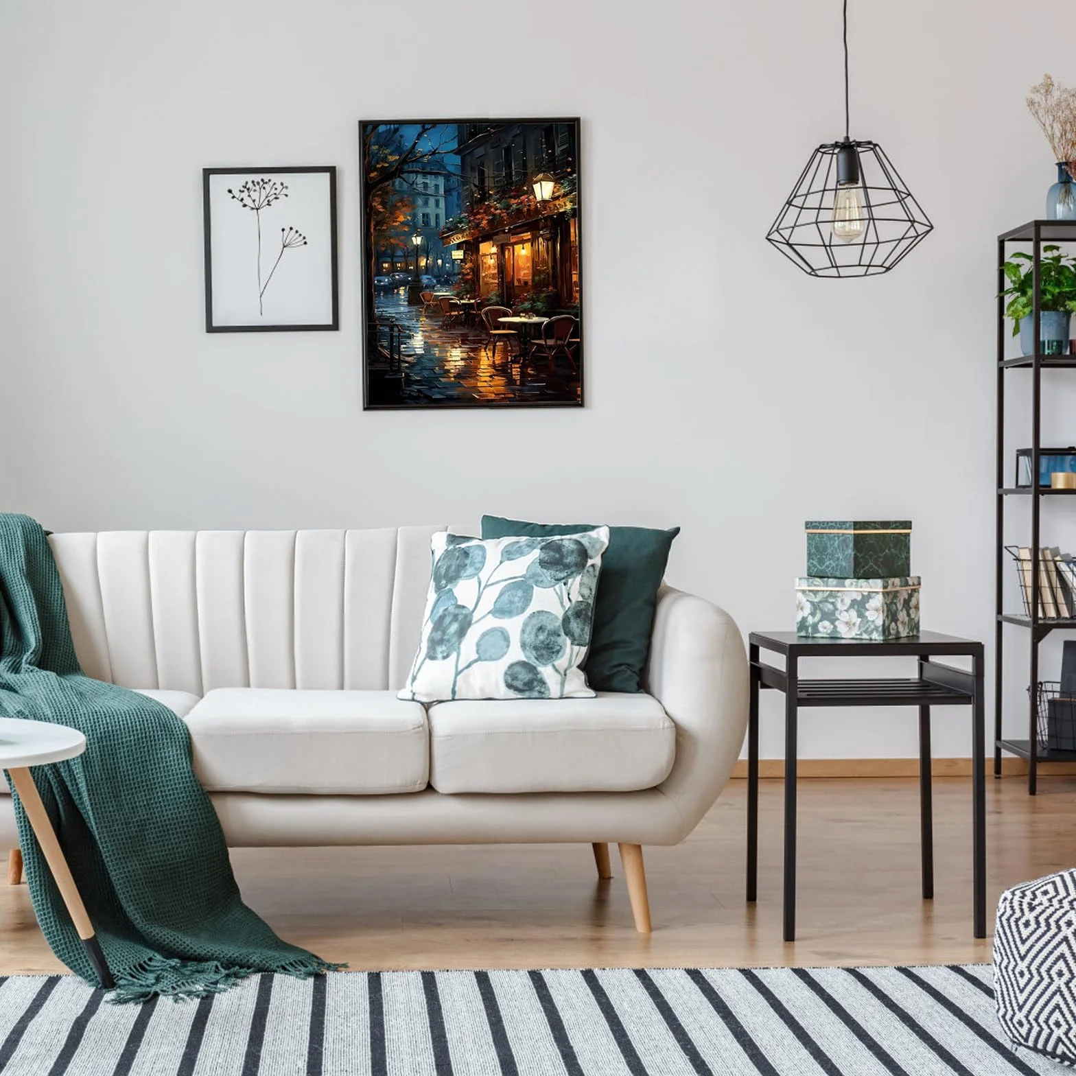 Litinliv Zestaw do malowania po numerach, malowanie cyframi dla dorosłych, farbami i pędzlami, malowanie po numerach dla dorosłych, początkujących, obrazy DIY 40 x 50 cm bez ramy