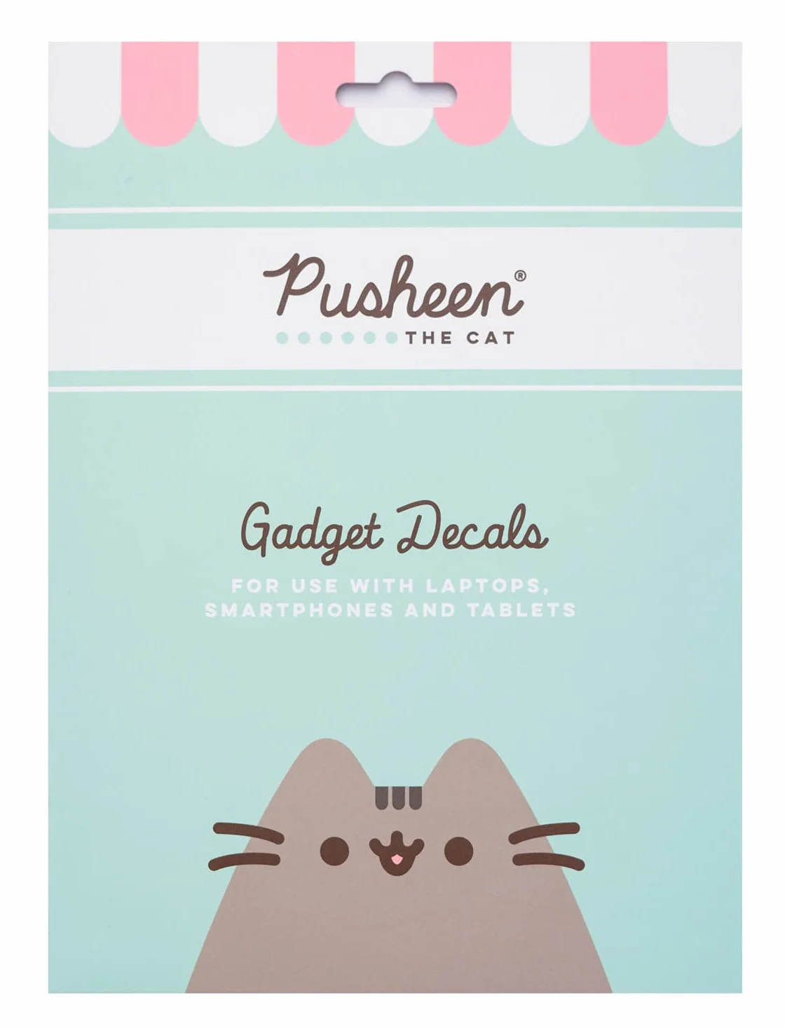 Grupo Erik Gadget Decals/kalkomania Pusheen Foodie Collection – wodoodporne naklejki wielokrotnego użytku, 9 x 5