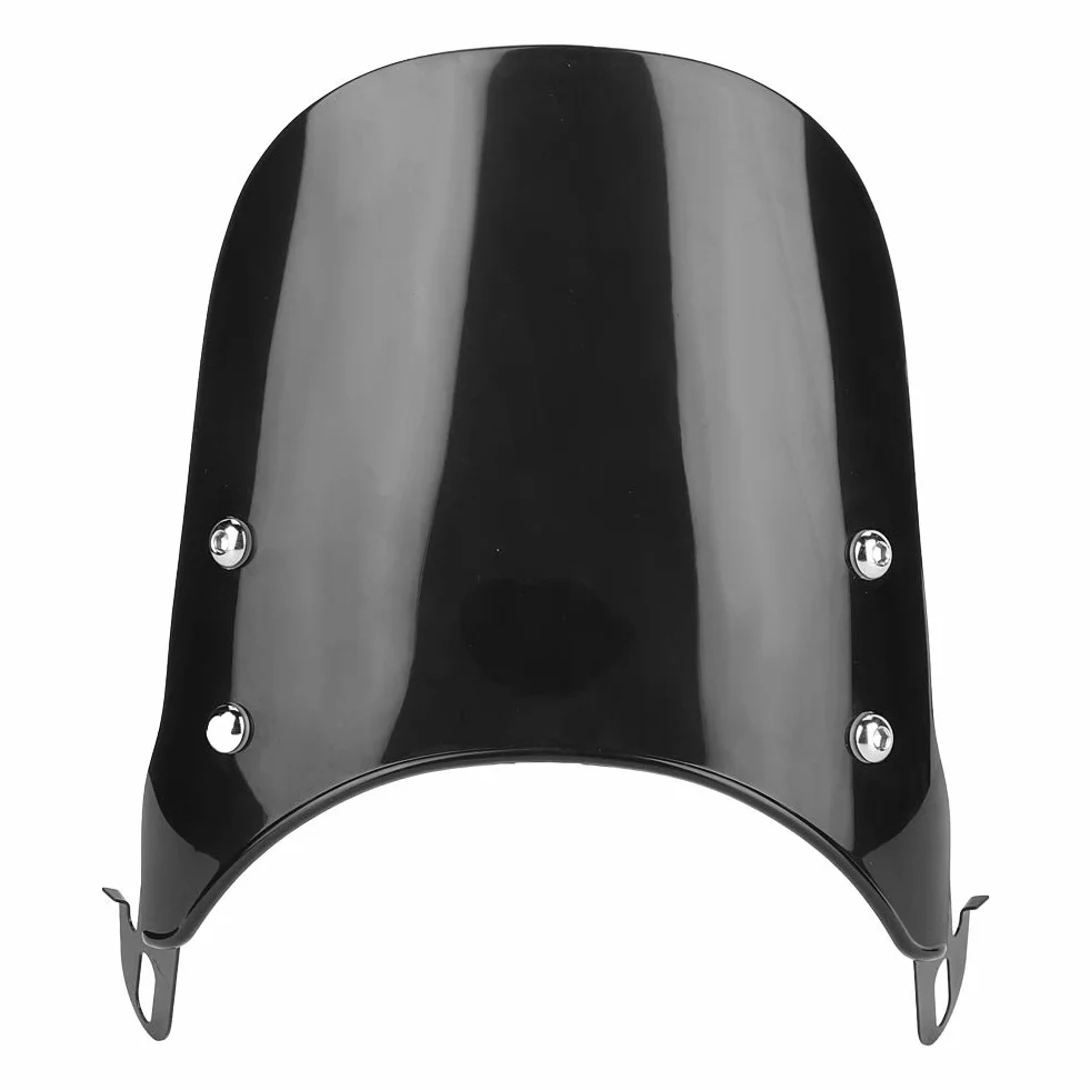 Aramox Przednia Szyba do Motocykli Owiewki ABS Czarne