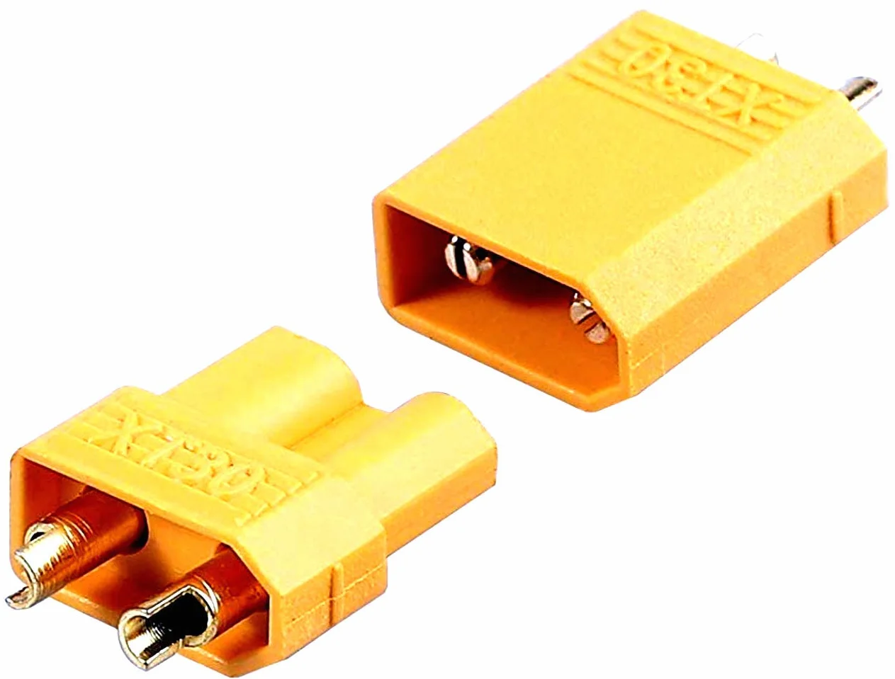 20 par (40 sztuk) Premium Original XT30 złota wtyczka gniazdo męskie żeńskie 2pin zabezpieczenie przed odwrotną polaryzacją wysokiego prądu do akumulatora Lipo 30A XT 30 od Mr. Stecker Modellbau