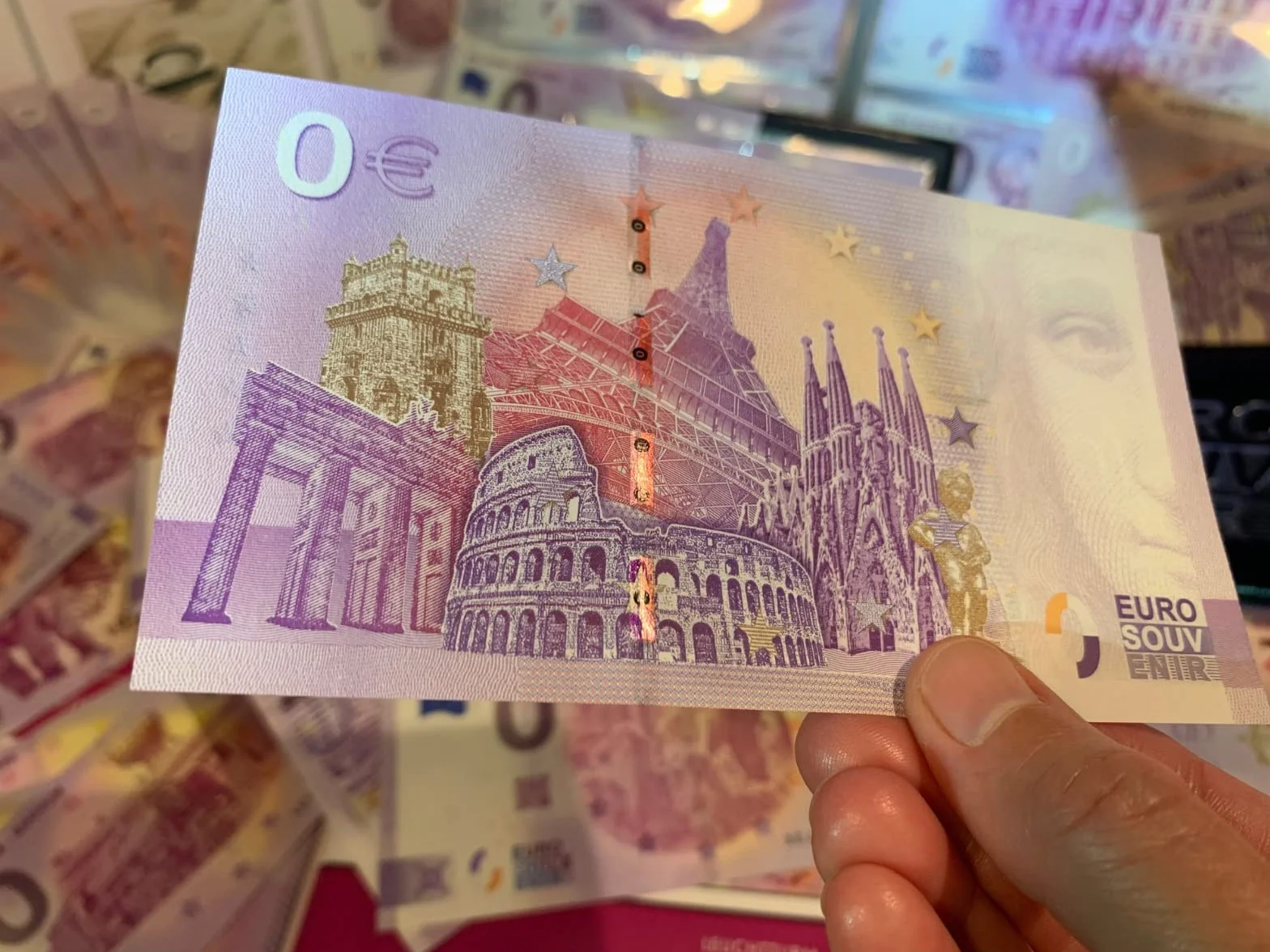 Oryginalne prezenty - Personalizowany banknot Plaza Mayor of Madrid - Nadruk na papierowych pieniądzach - Oryginalne upominki ślubne - Projekt banknotu - Pamiątka Euro