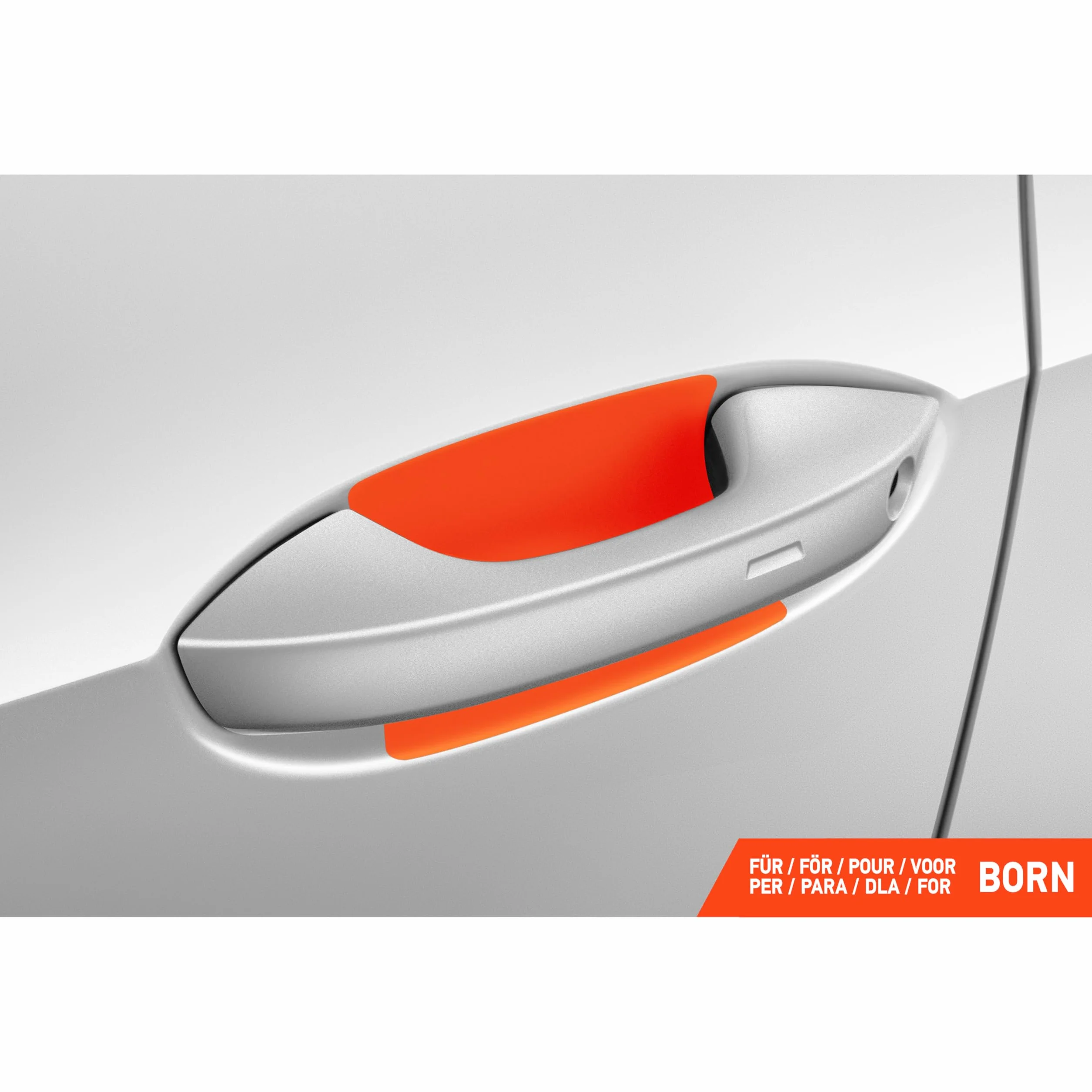 Luxshield folia ochronna na klamki kompatybilny z Cupra Born I 2021-2026 - ochrona przed zarysowaniami, folia ochronna na lakier – przezroczysta błyszcząca