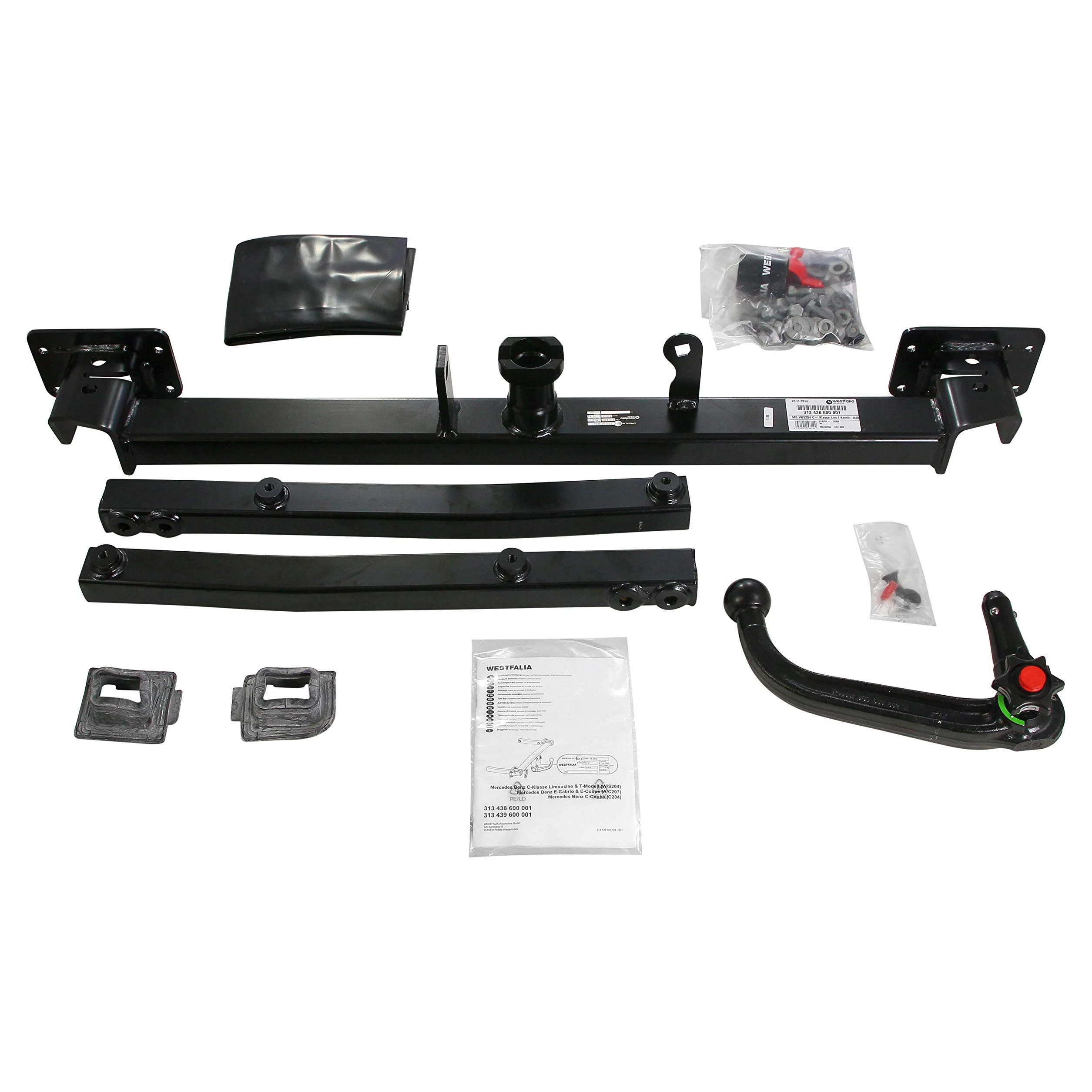 Westfalia Wypinany Hak Holowniczy do Mercedes C-Class W204 S204 C204 03/2007-08/2014 E-Class C207 A207 05/2009-02/2016