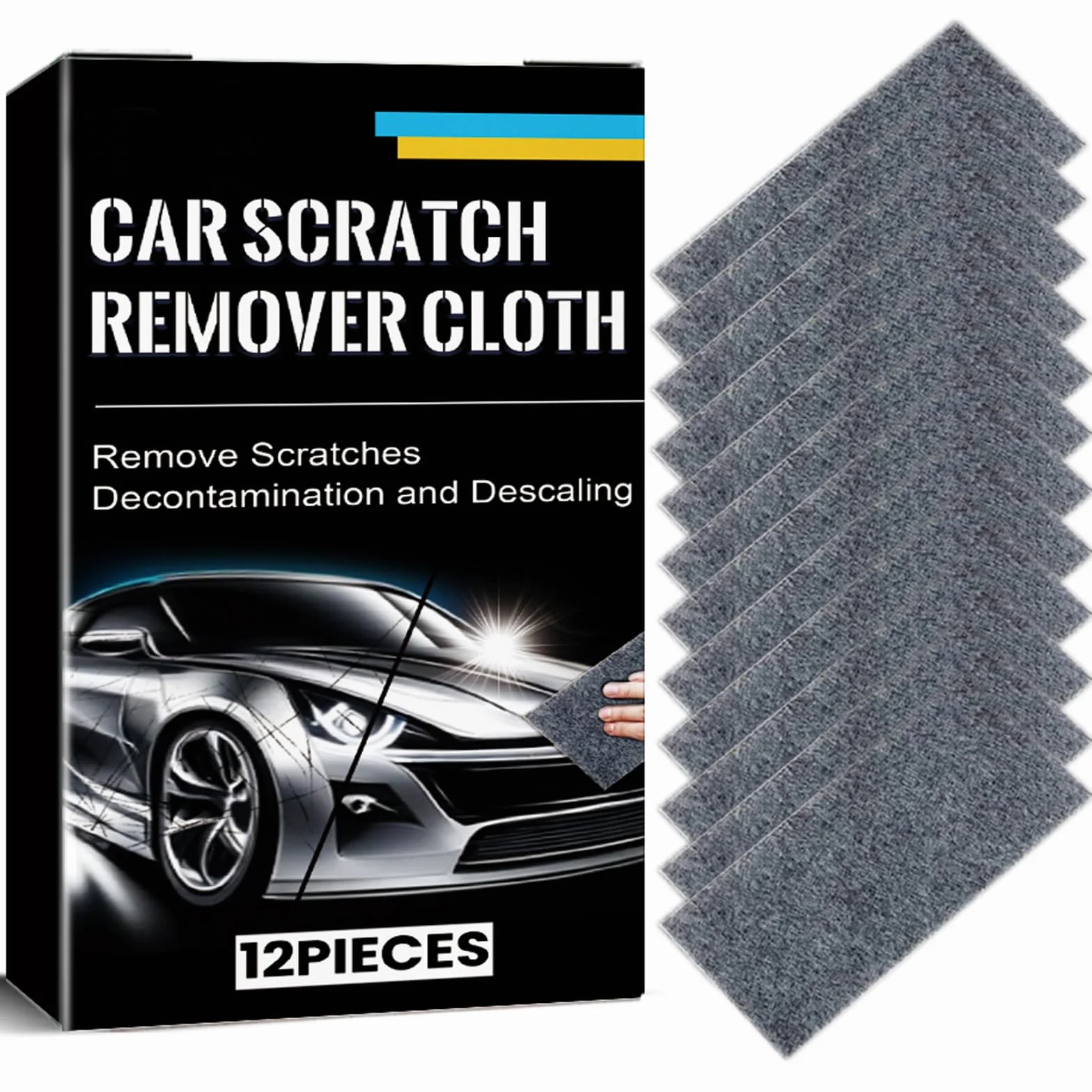 Nano Car Scratch Remover Easily Repair Scratches Paint Residues Easy to Repair Small Scratched Water Spots for All Car. (4)