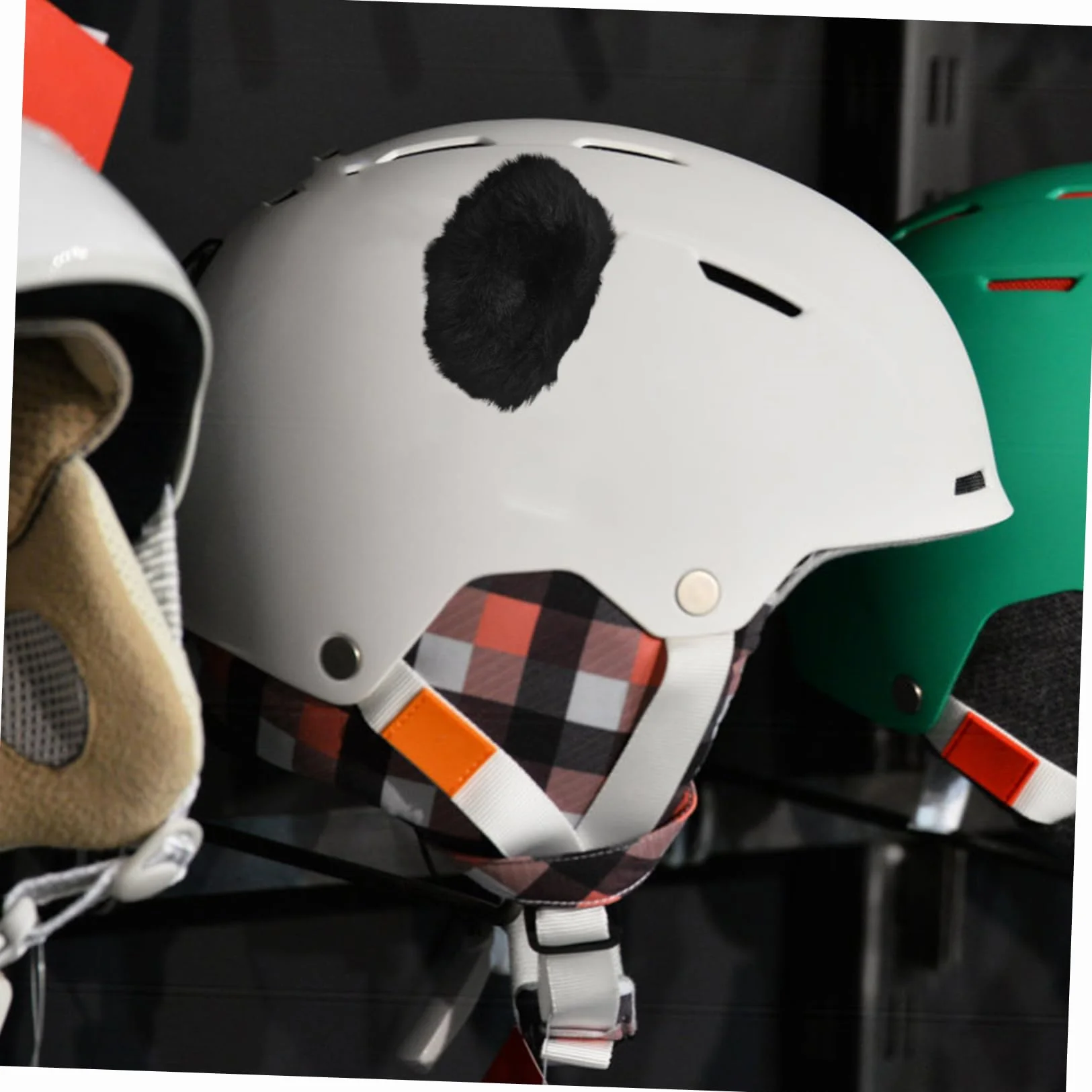 Topper Bear Soft Helmet Ornament Ozdoby Dla Kobiet