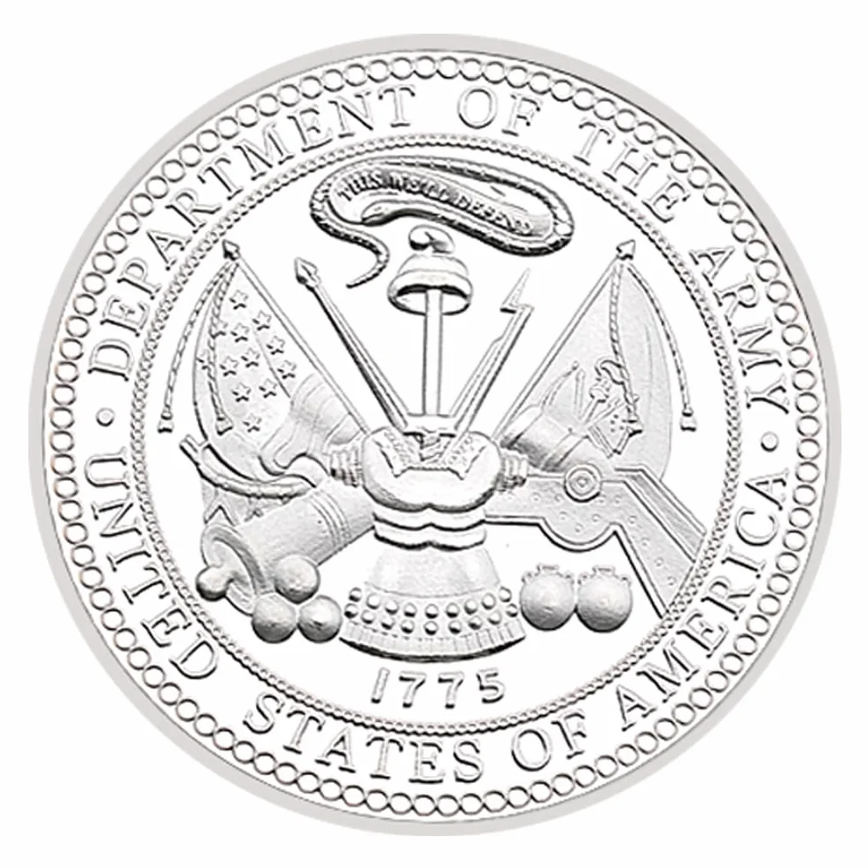 United States Army Special Forces Airborne Challenge Coin 1775 Metalowy medal z plastikowym etui sztuka rzemiosło pamiątka